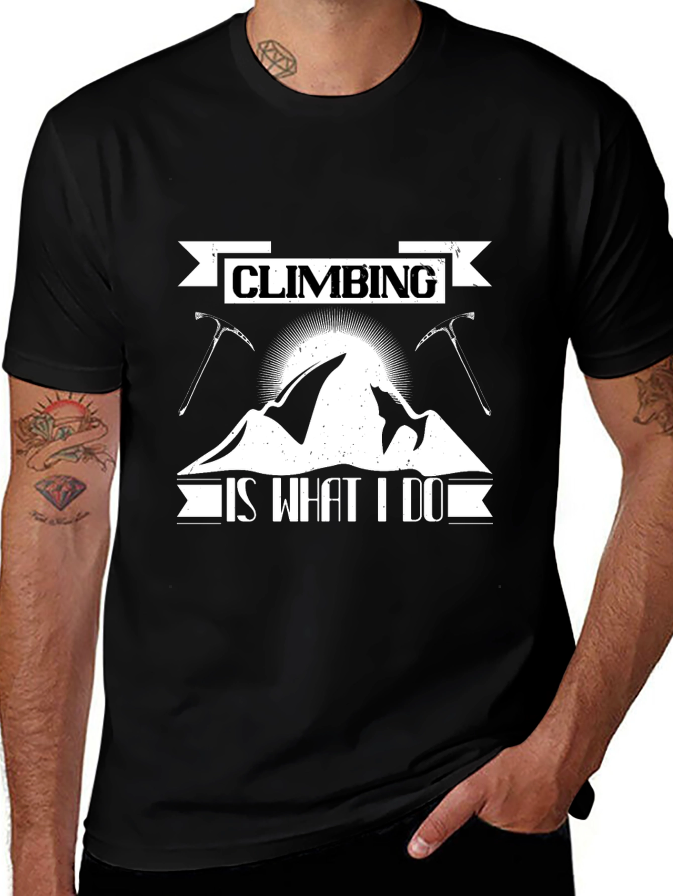 Variant 6 of Climbing Is What I Do T-Shirt