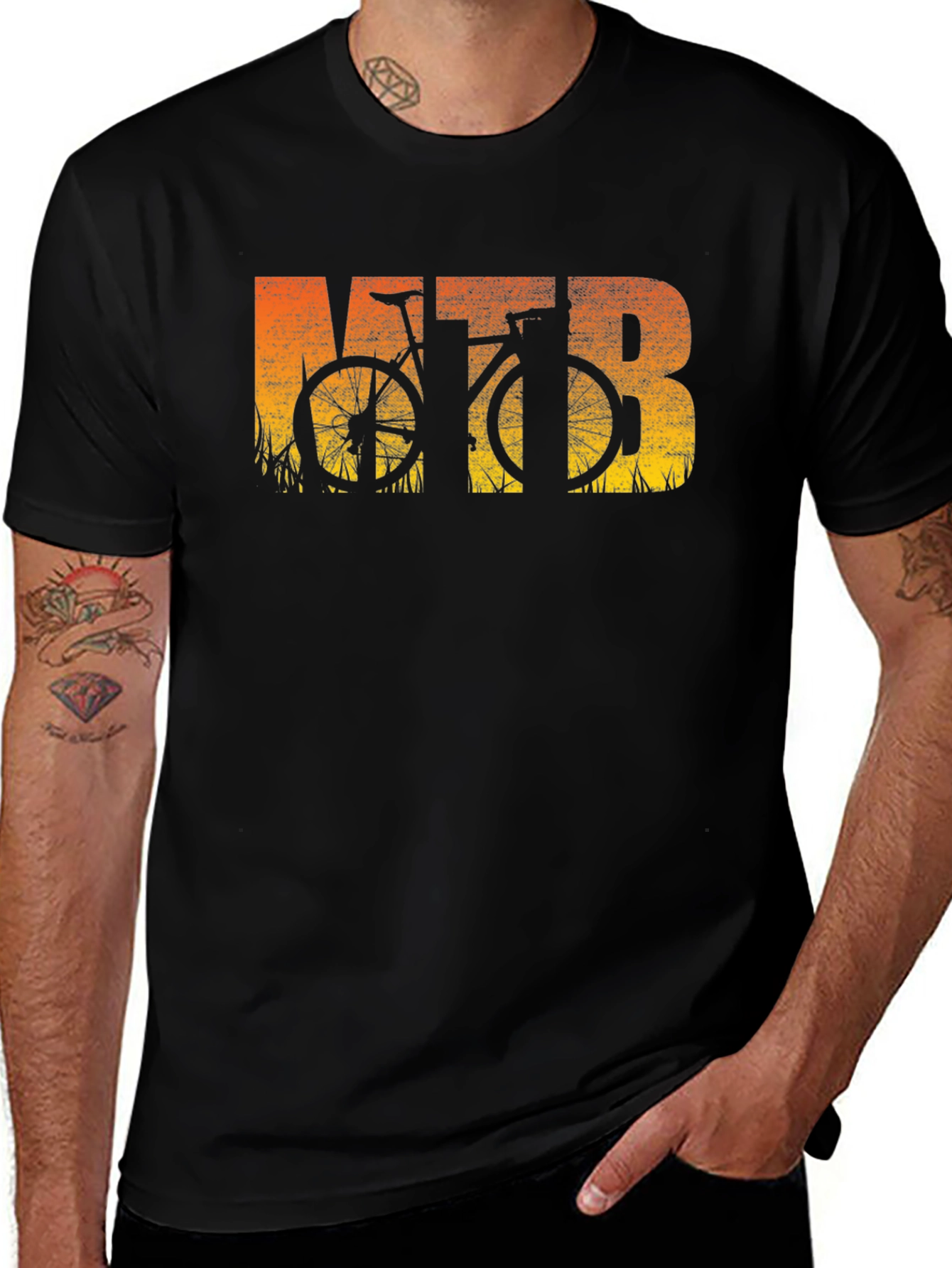 Variant 26 of MTB Mountain Bike Graphic T-Shirt