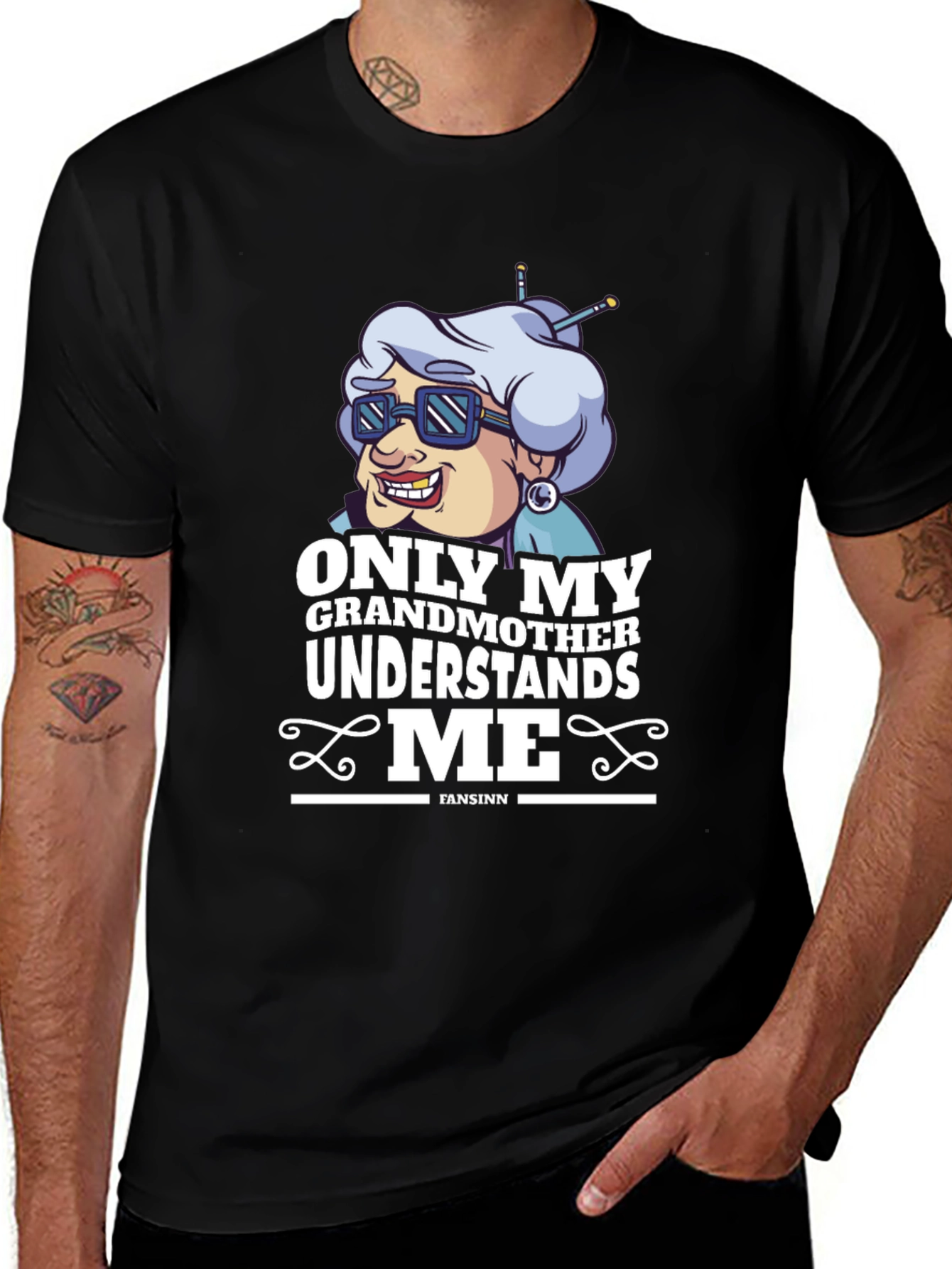 Variant 19 of Funny Grandmother T-Shirt - Only My Grandmother Understands Me