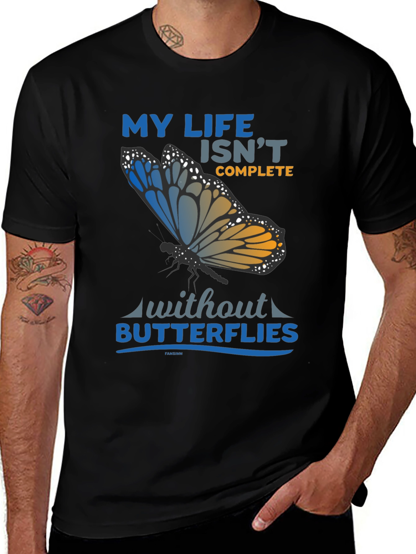 Variant 2 of Butterfly Life T-Shirt - Nature Lover Tee
