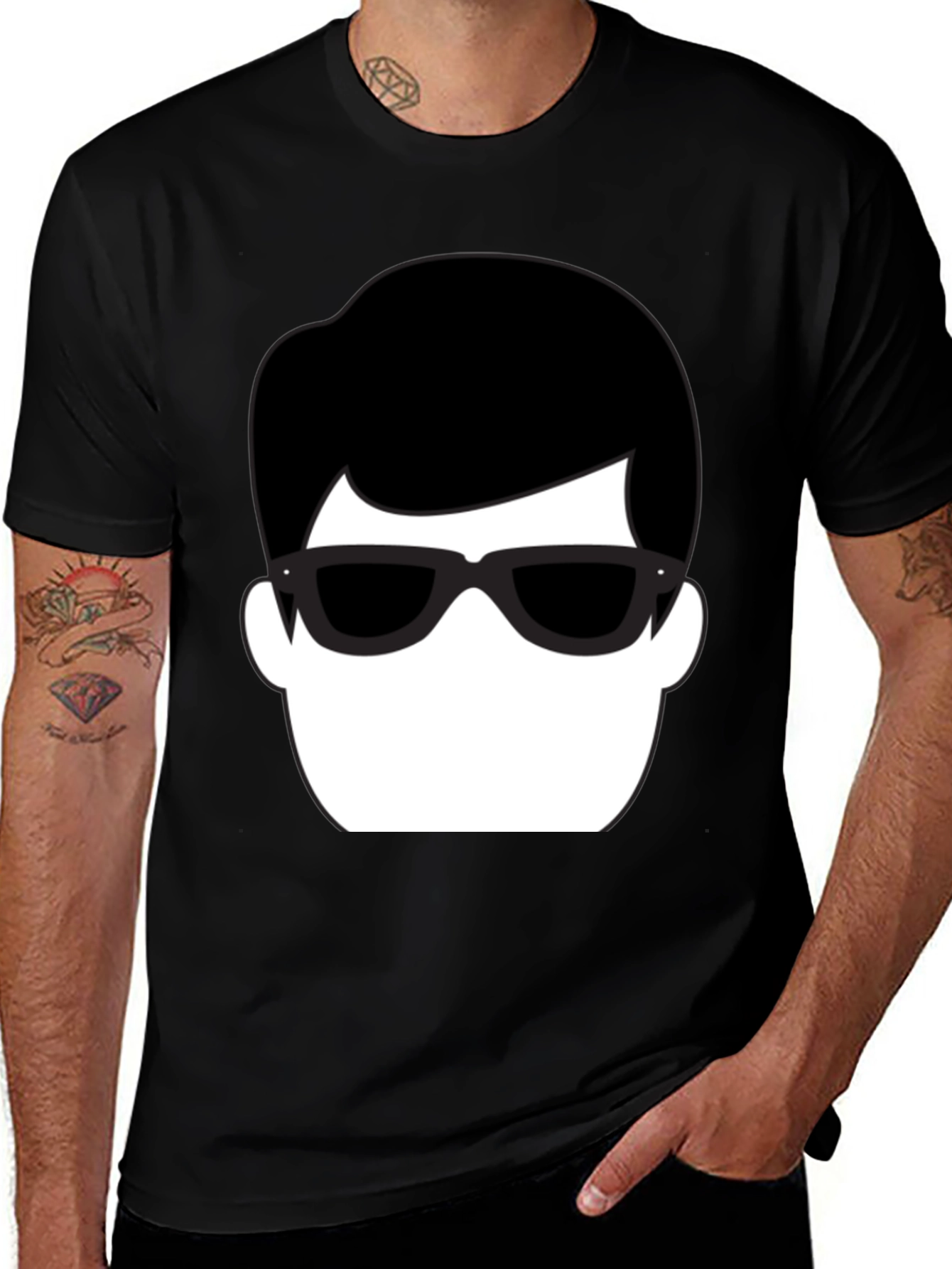 Variant 22 of Retro Silhouette Graphic T-Shirt - Cool & Casual