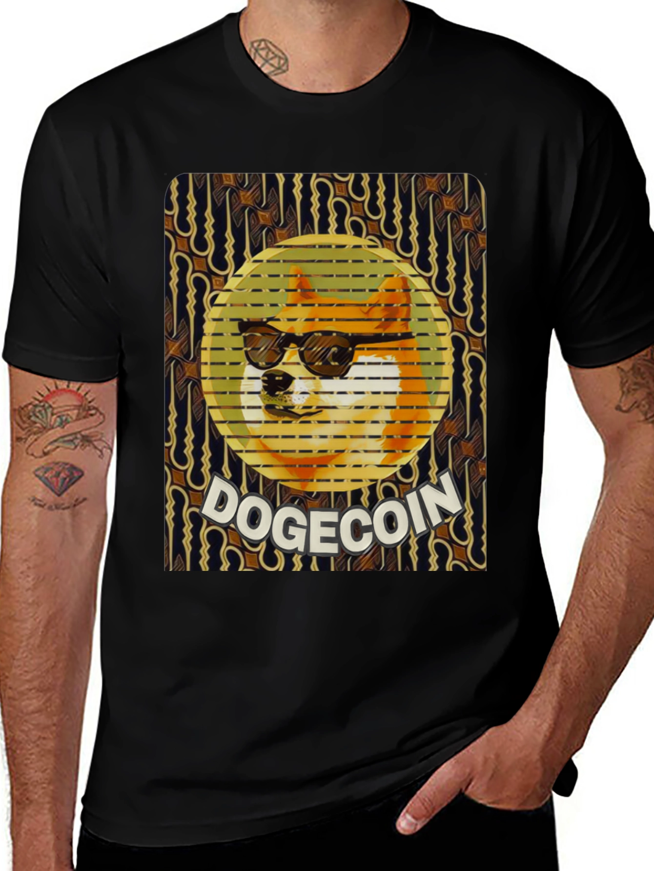 Doge Coin Graphic Tee - Crypto Meme Shirt