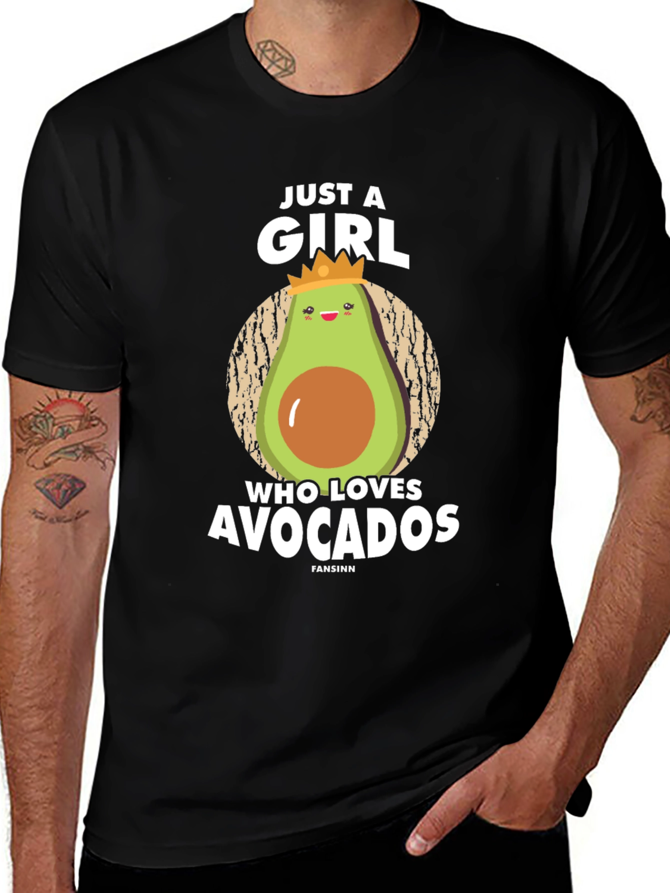 Variant 10 of Just A Girl Who Loves Avocados T-Shirt