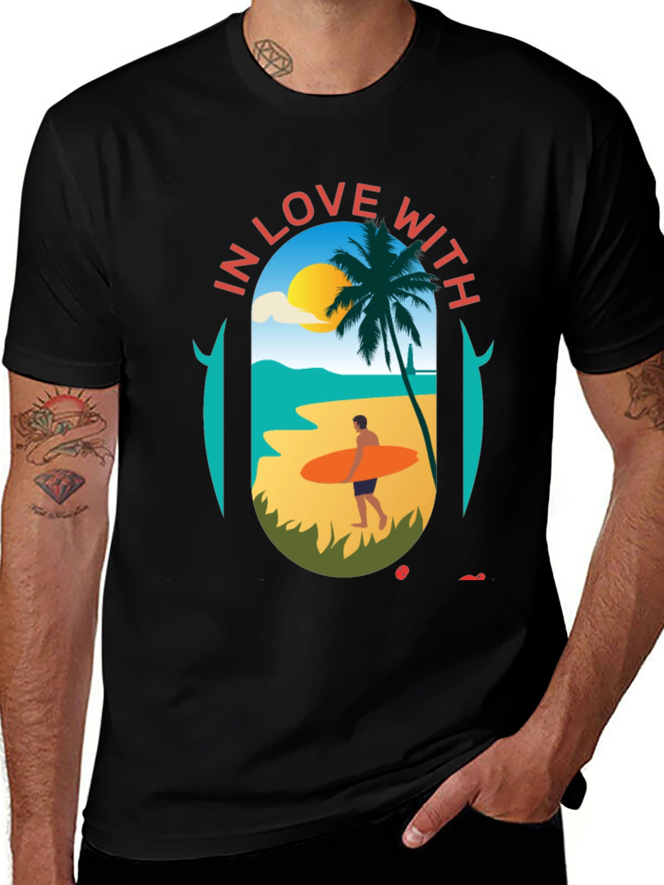 Variant 14 of In Love With The Beach T-Shirt
