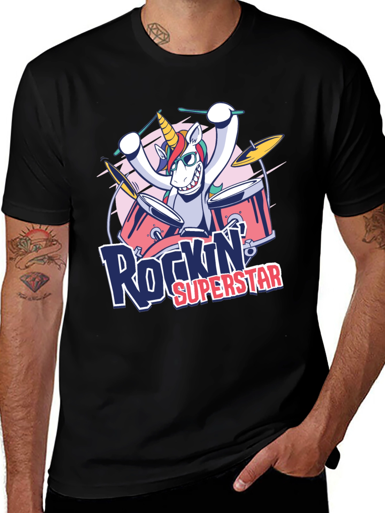 Rockin' Superstar Unicorn T-Shirt