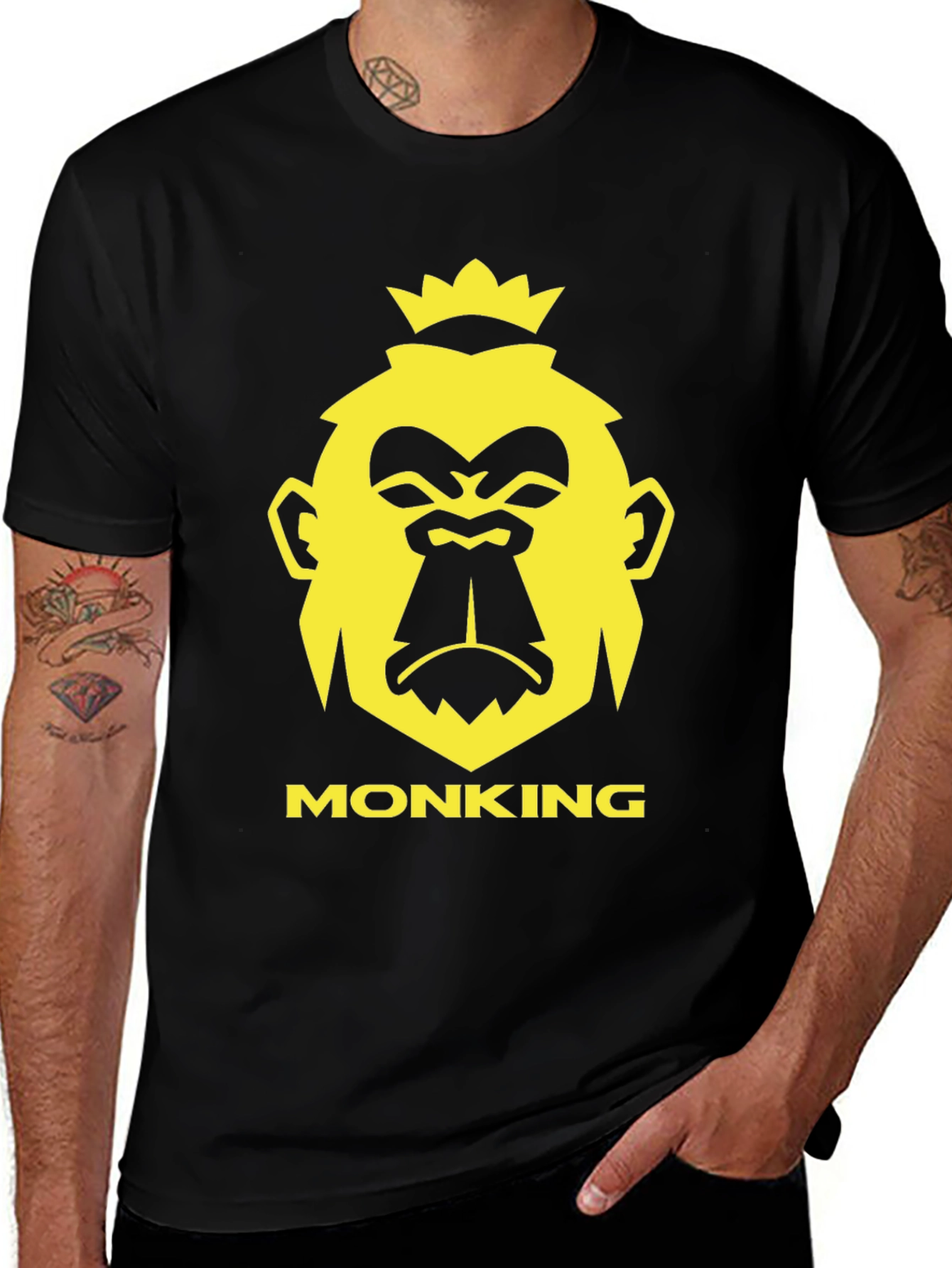 Variant 7 of Monking Graphic Tee - King Kong Style