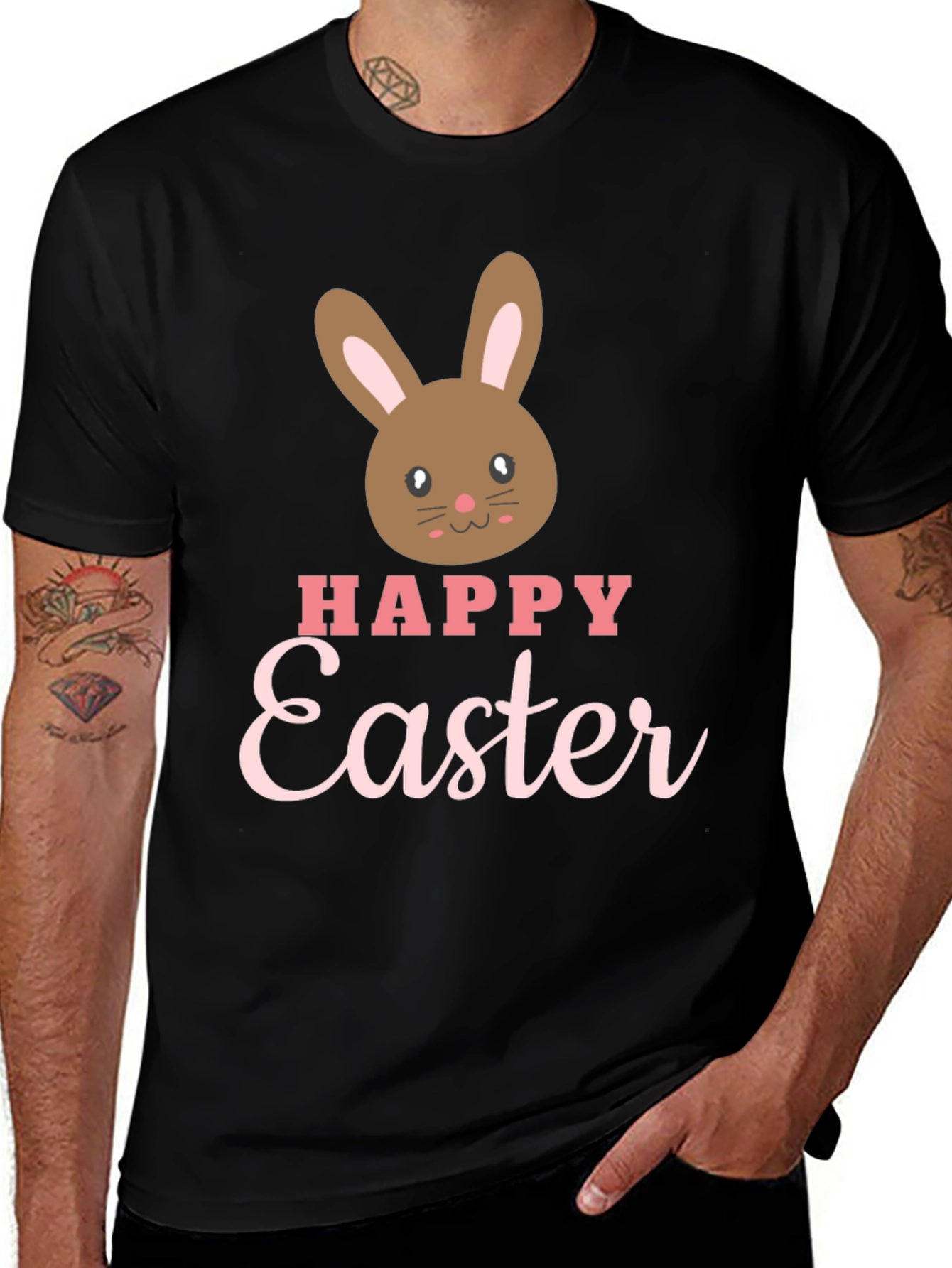 Happy Easter Bunny Graphic T-Shirt