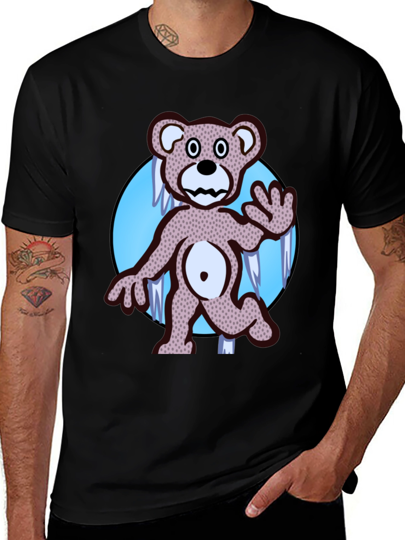 Dancing Bear Graphic Tee - Grateful Dead Inspired