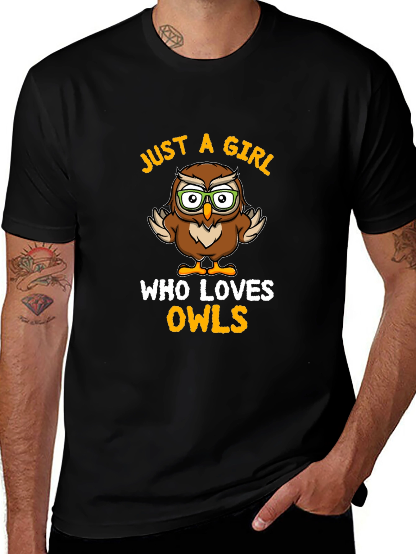 Variant 19 of Just A Girl Who Loves Owls T-Shirt