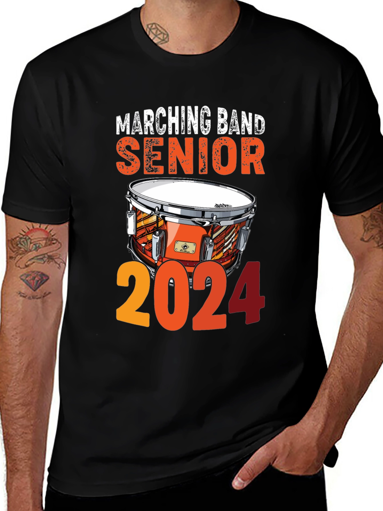 Variant 6 of Marching Band Senior 2024 T-Shirt