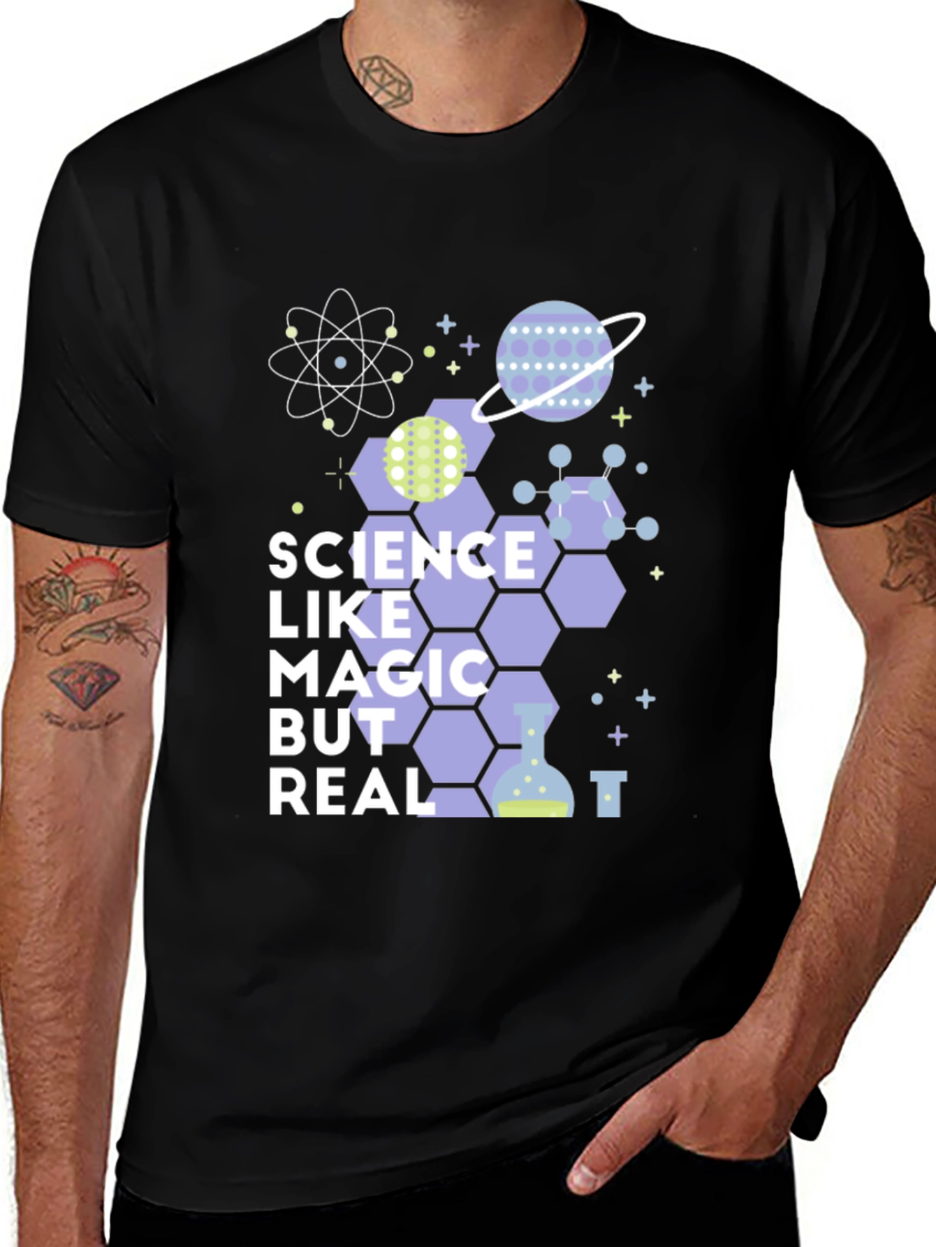 Science Like Magic But Real Graphic T-Shirt