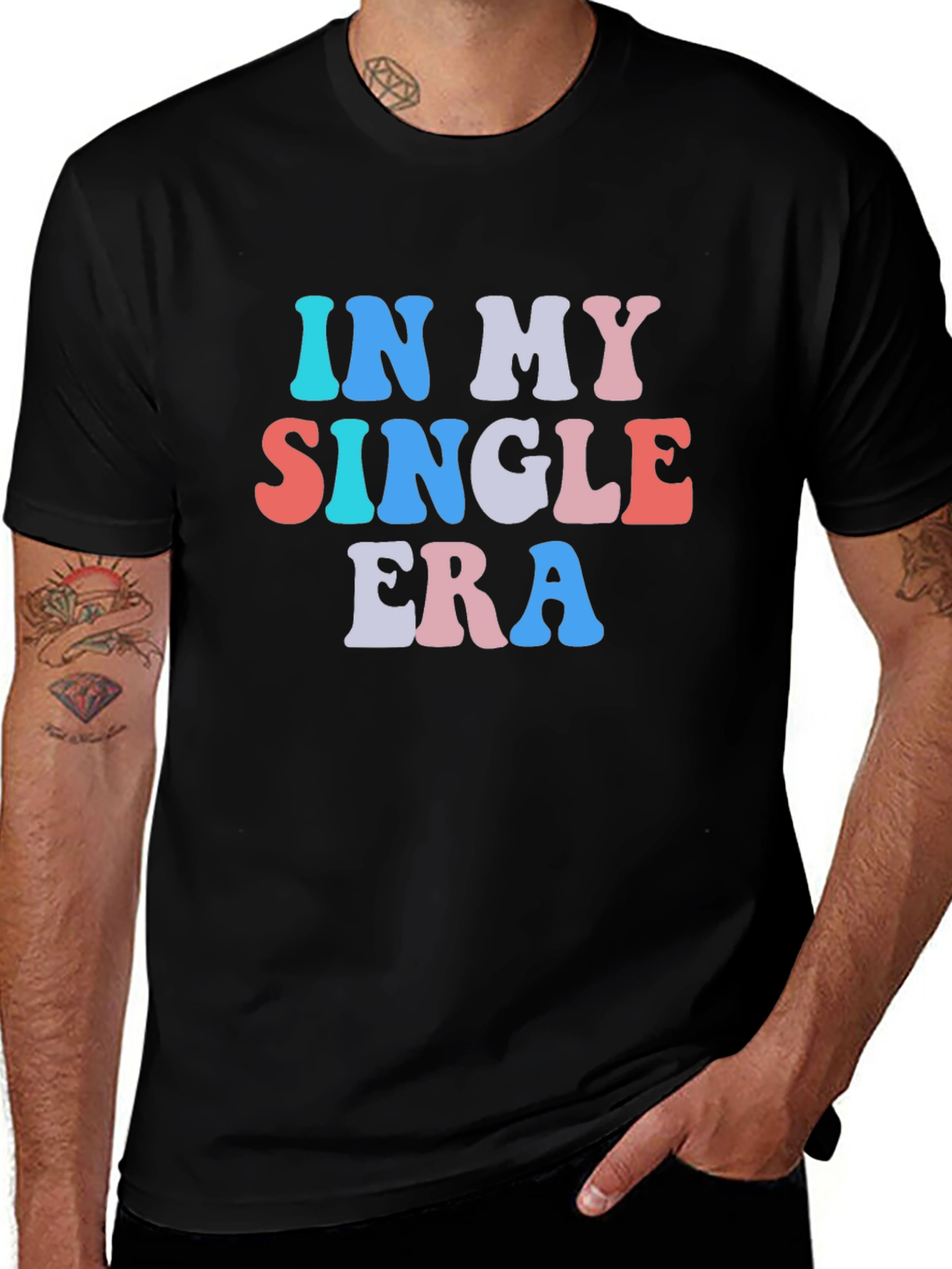 Variant 7 of In My Single Era Graphic Tee - Fun Trendy T-Shirt