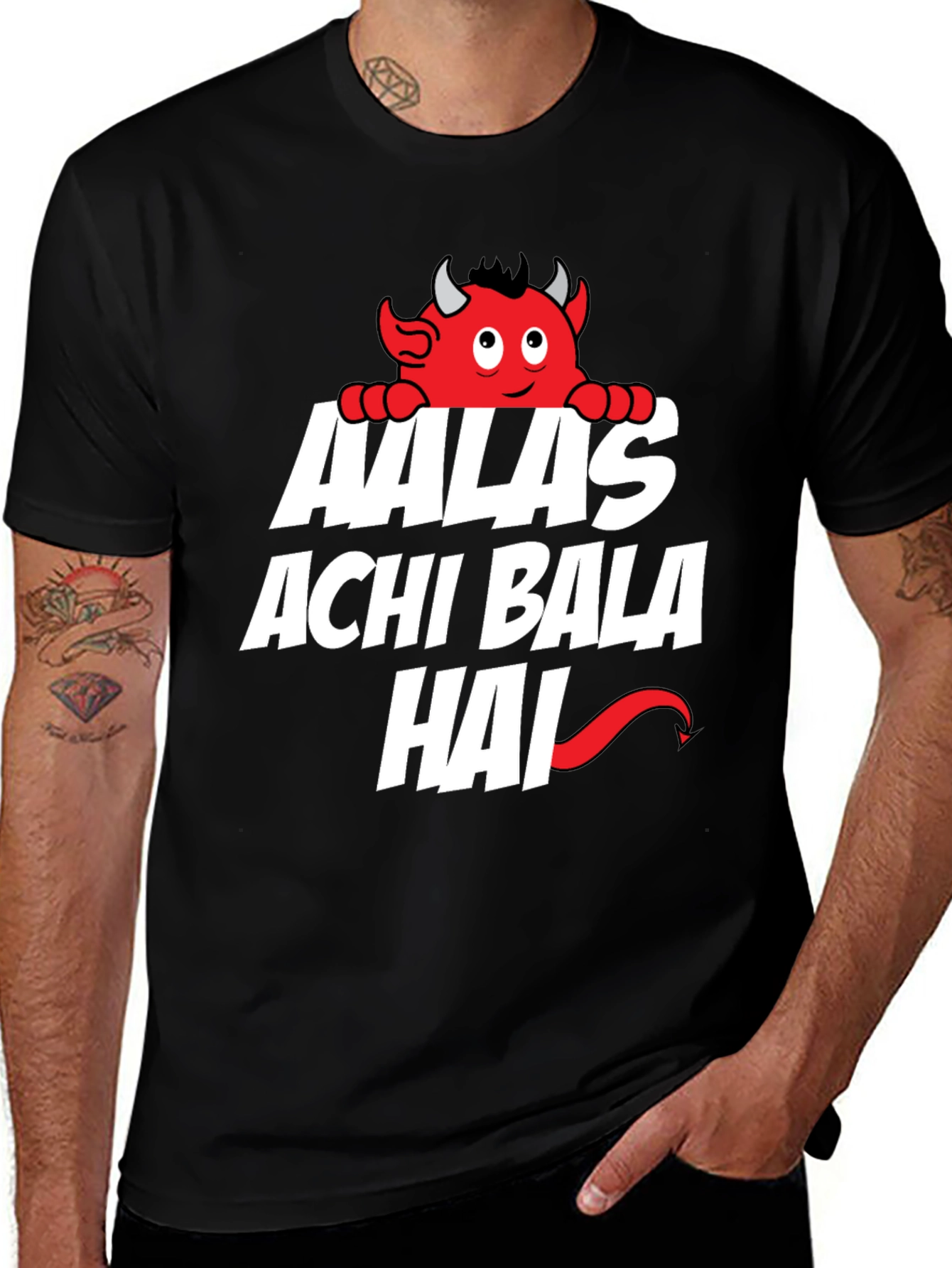 Variant 28 of Aalas Achi Bala Hai Graphic Tee