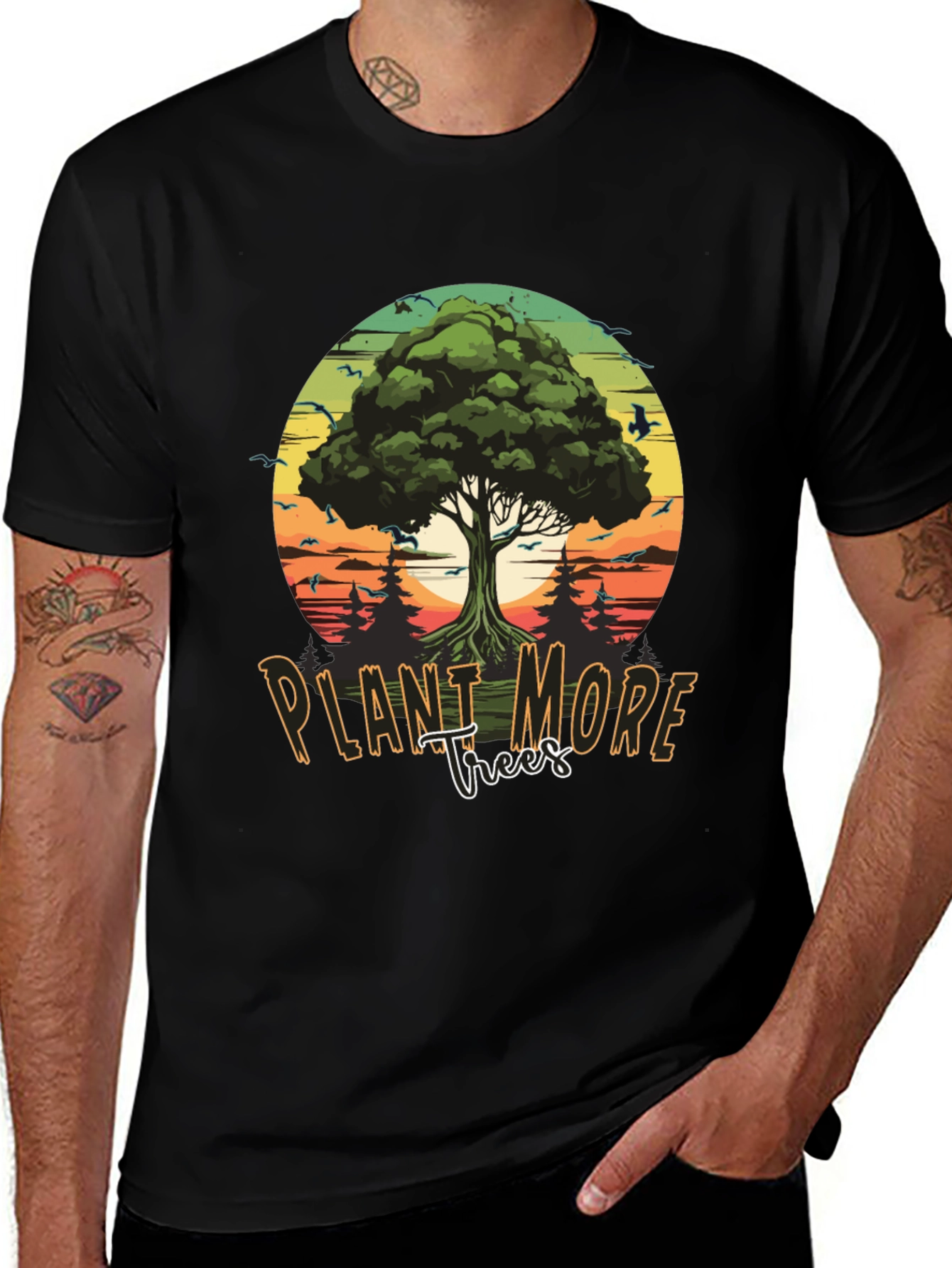 Variant 27 of Plant More Trees Graphic Tee