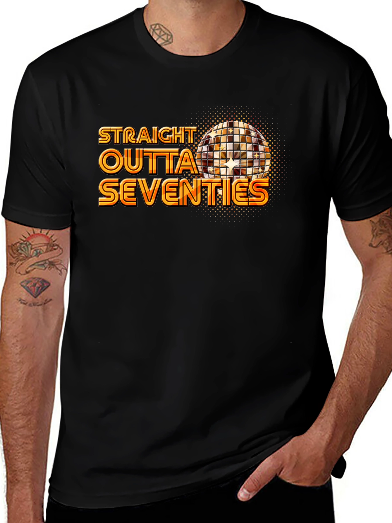 Variant 6 of Straight Outta Seventies Graphic T-Shirt