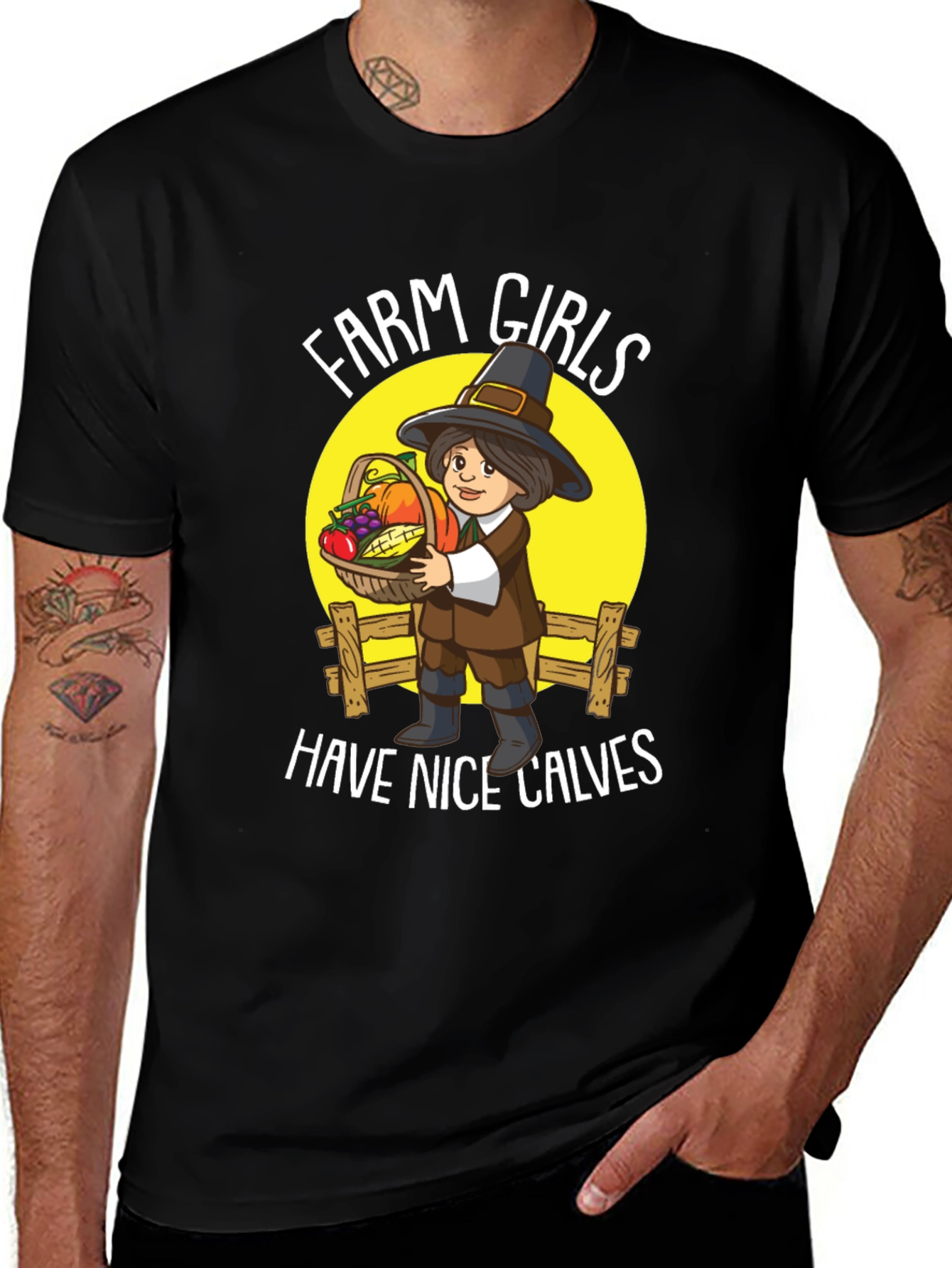 Variant 4 of Farm Girls T-Shirt - Nice Calves - Unisex Tee