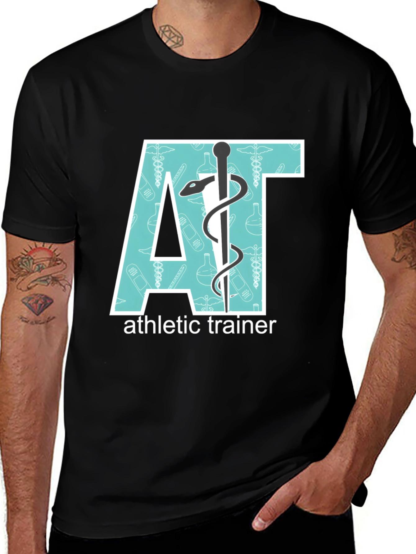Athletic Trainer AT Graphic T-Shirt - Medical Support