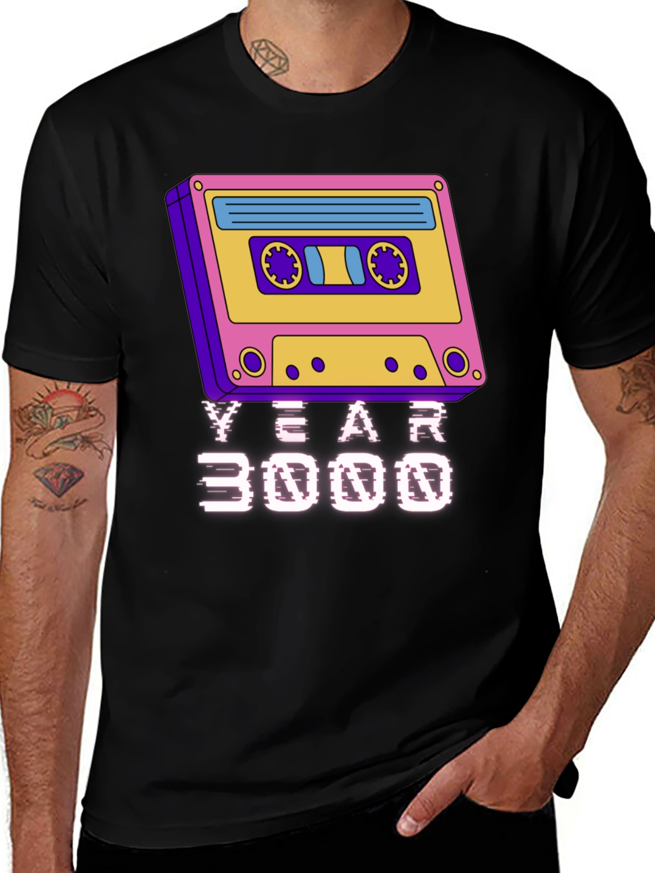 Variant 13 of Year 3000 Cassette Graphic Tee