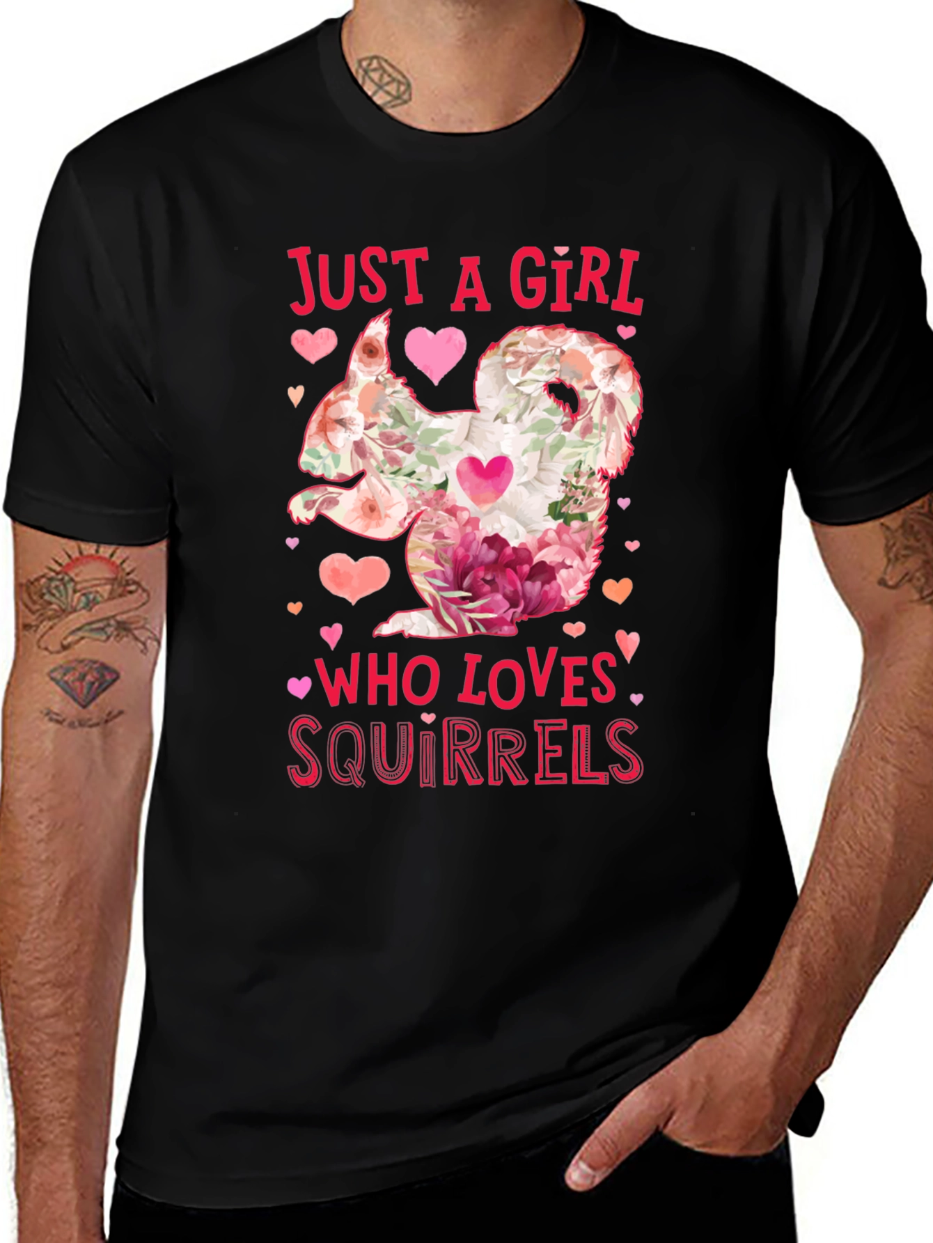 Variant 22 of Just a Girl Who Loves Squirrels T-Shirt