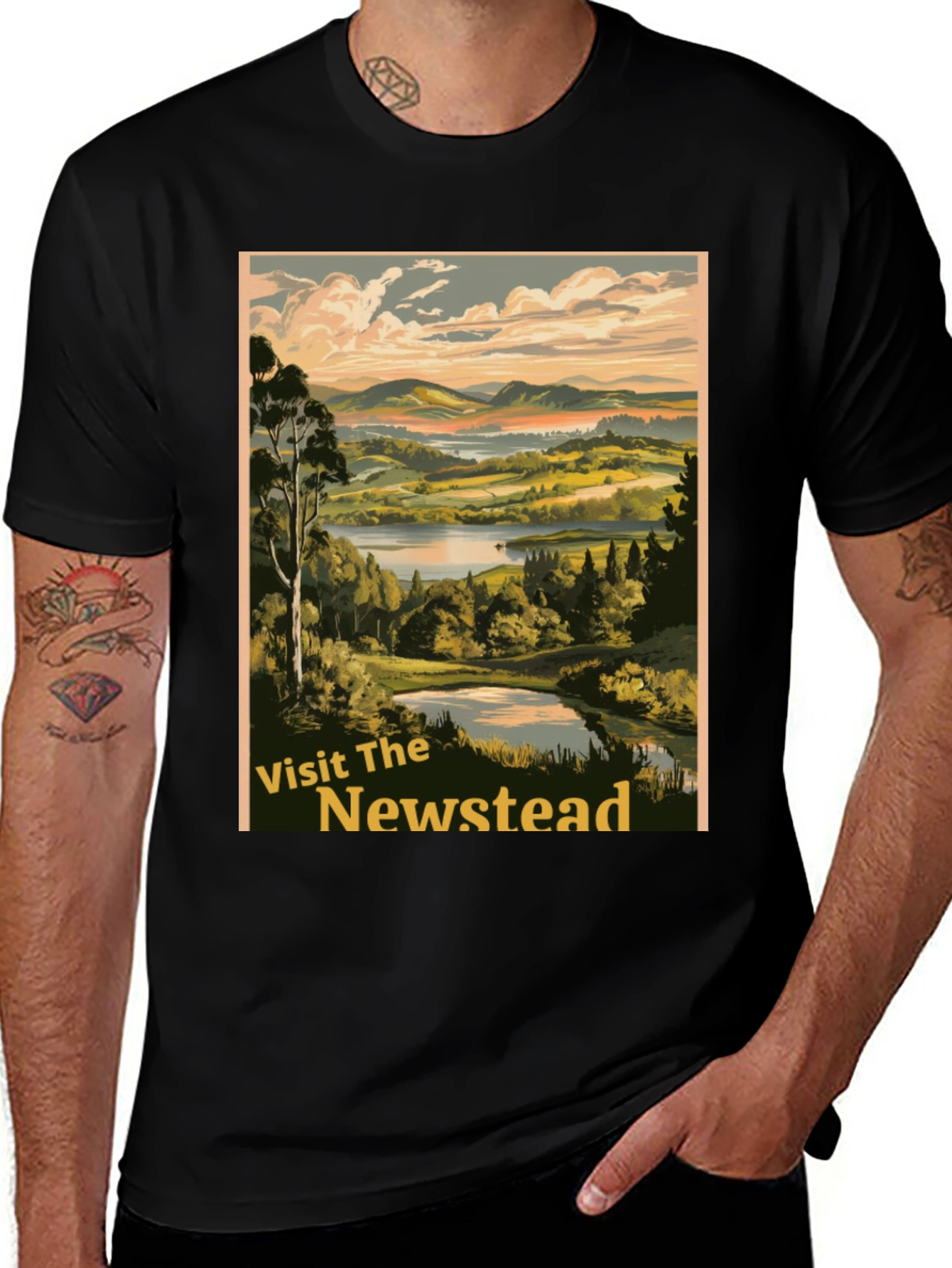 Variant 9 of Visit The Newstead Graphic T-Shirt