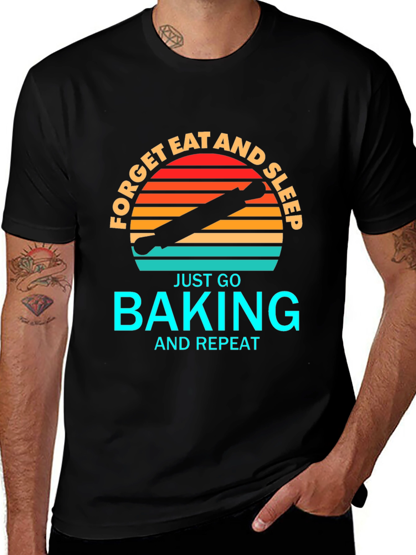 Forget Eat and Sleep Baking T-Shirt