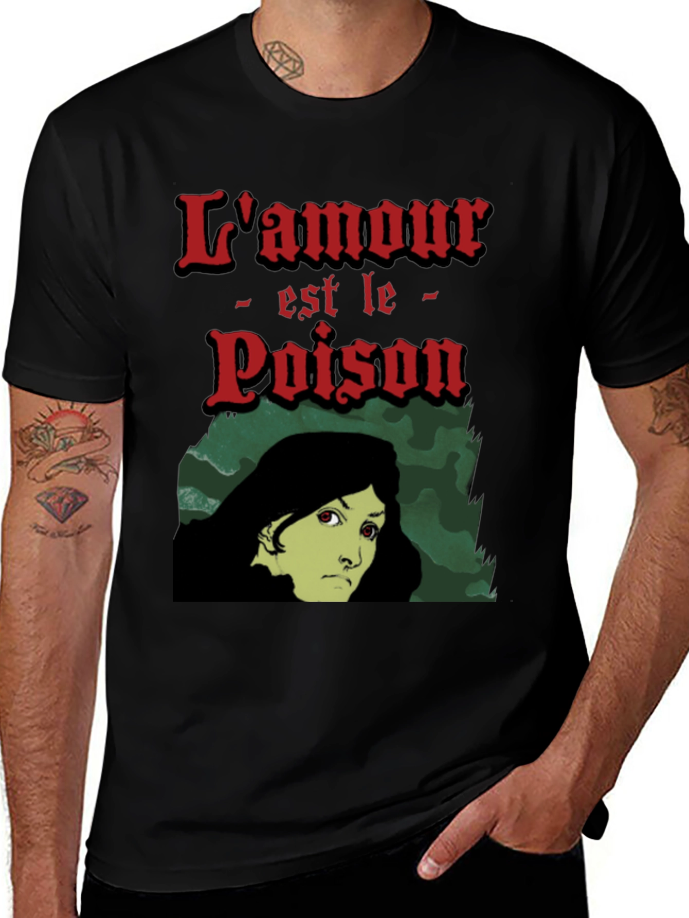 Variant 23 of L'amour est le Poison Graphic Tee