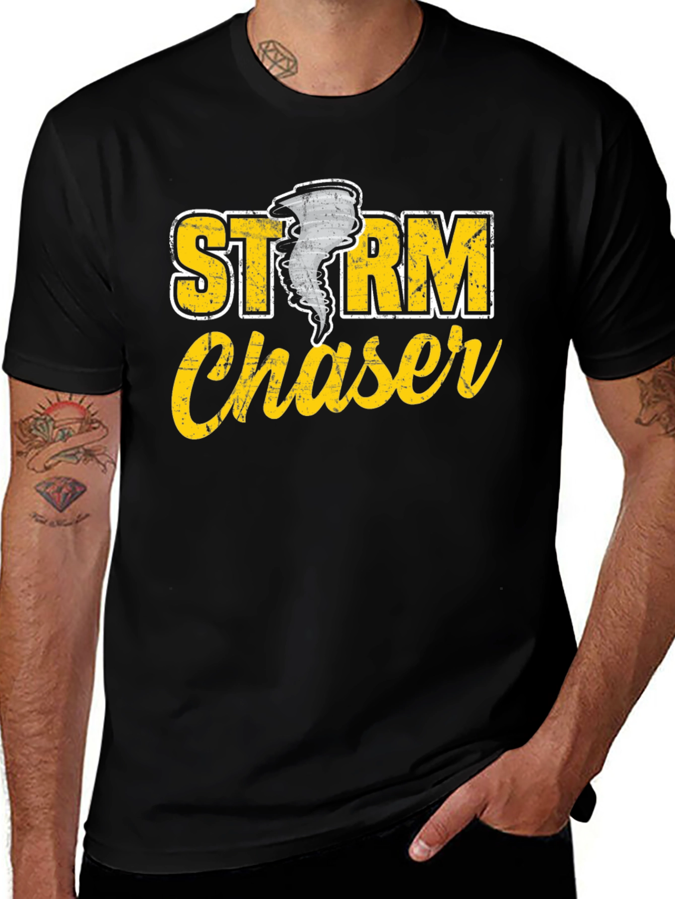 Variant 15 of Storm Chaser Graphic T-Shirt - Weather Enthusiast Tee