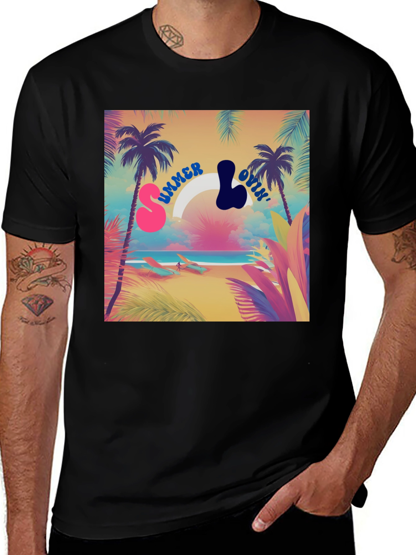 Summer Lovin' Graphic Tee - Beach Vibes