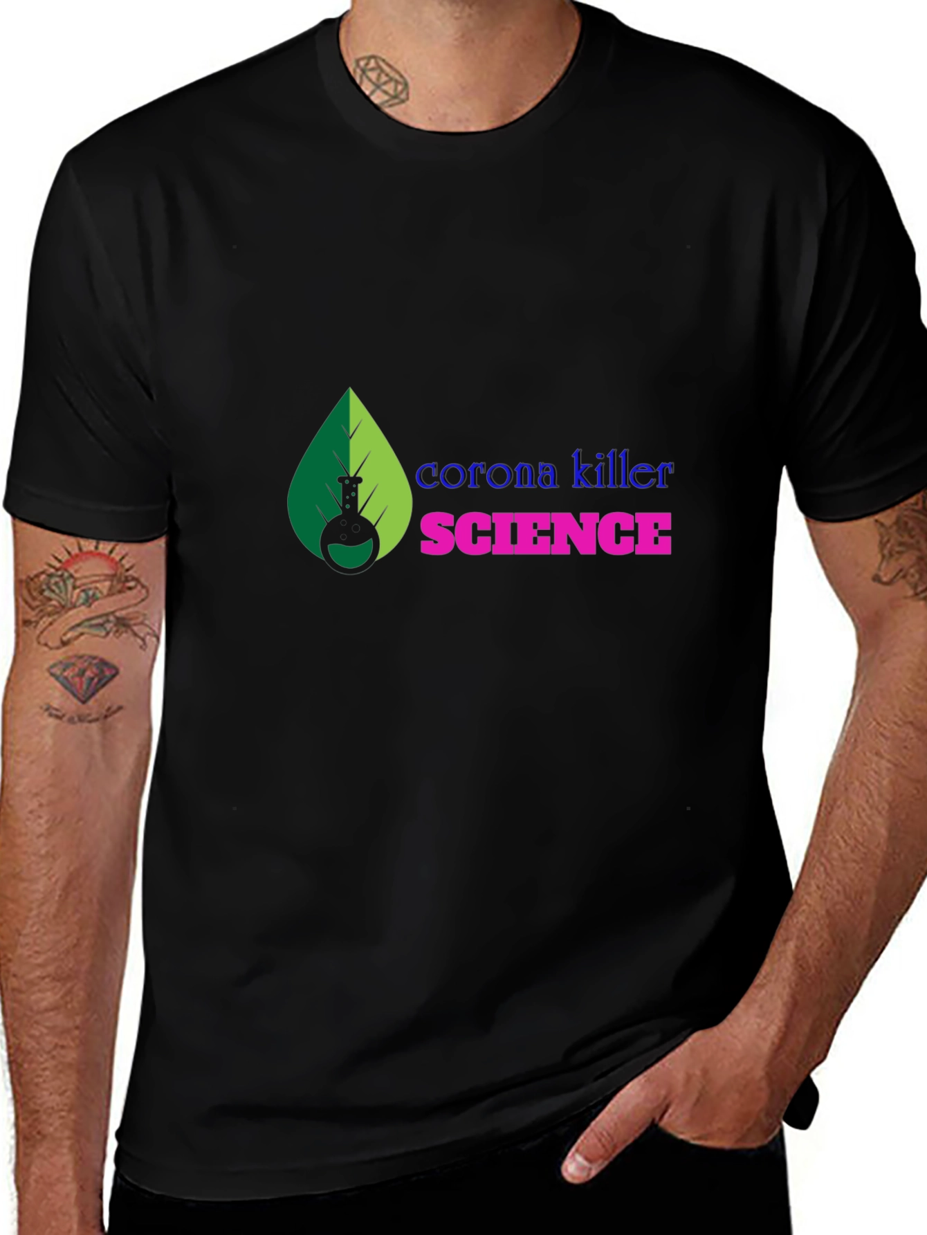 Variant 26 of Science T-Shirt - Corona Killer