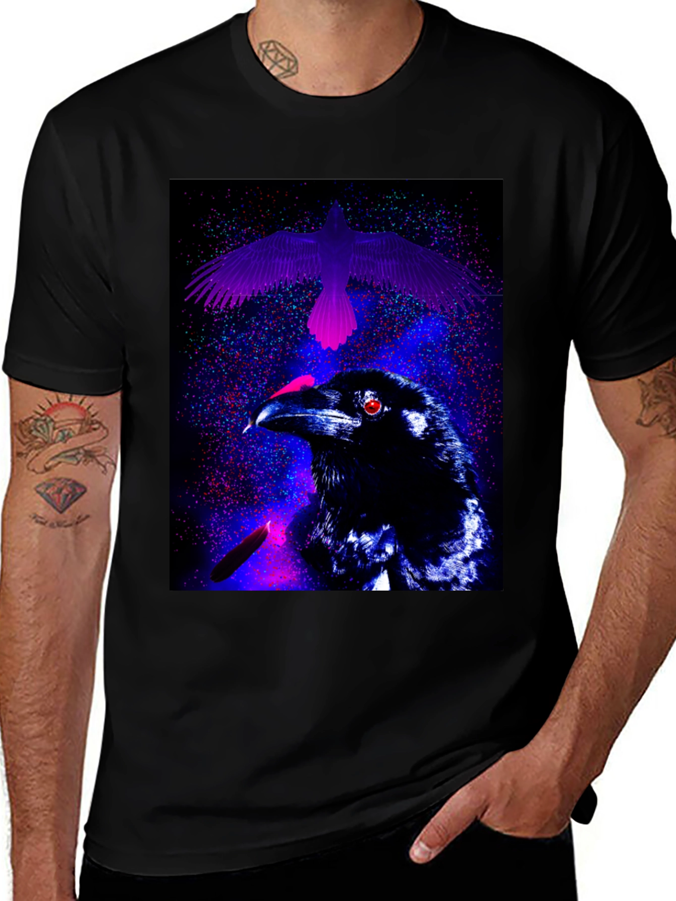 Variant 22 of Raven Graphic Print Tee