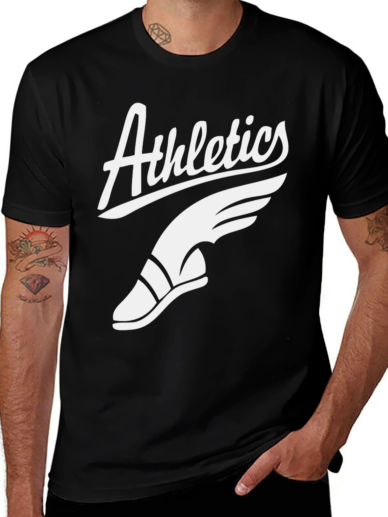 Athletics Graphic Tee - Classic Running Design