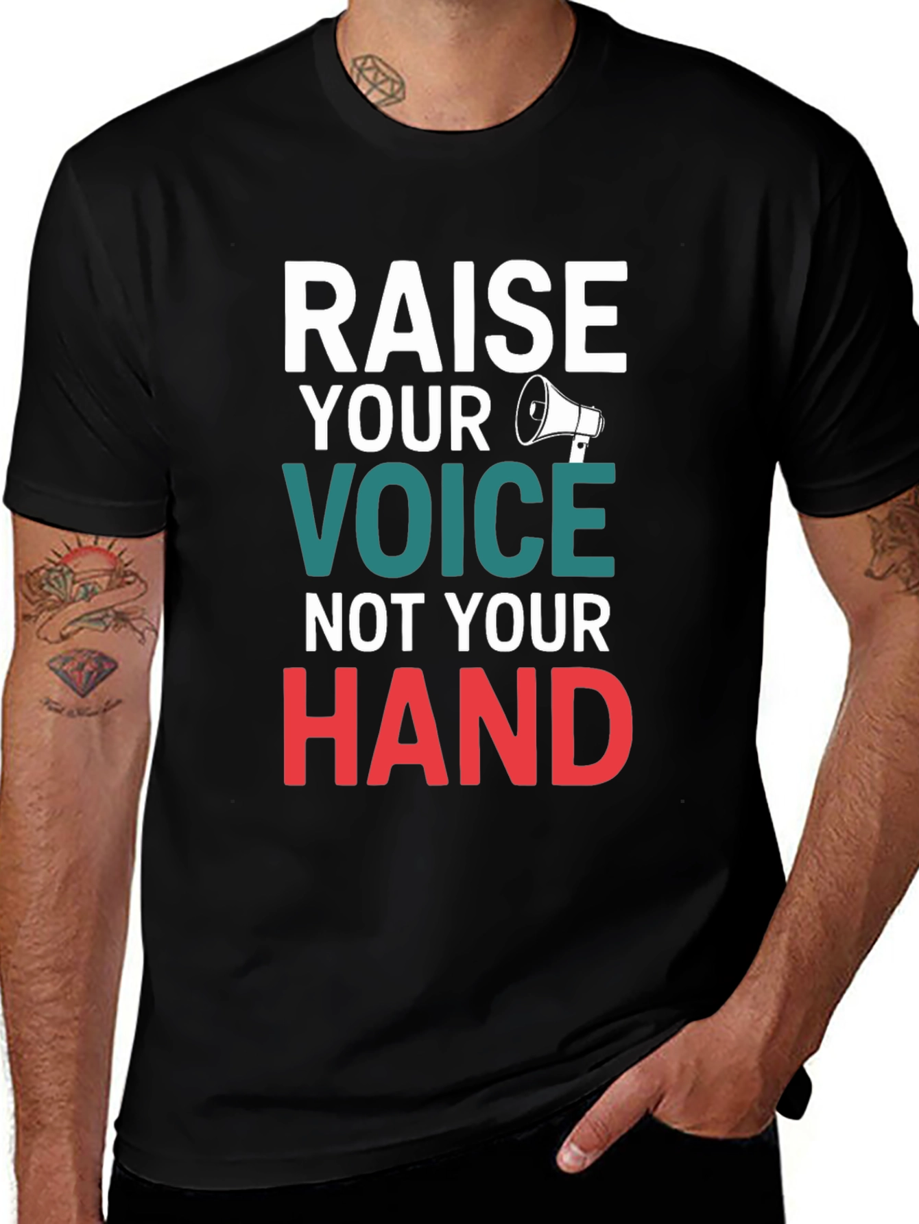 Variant 2 of Raise Your Voice Graphic Tee