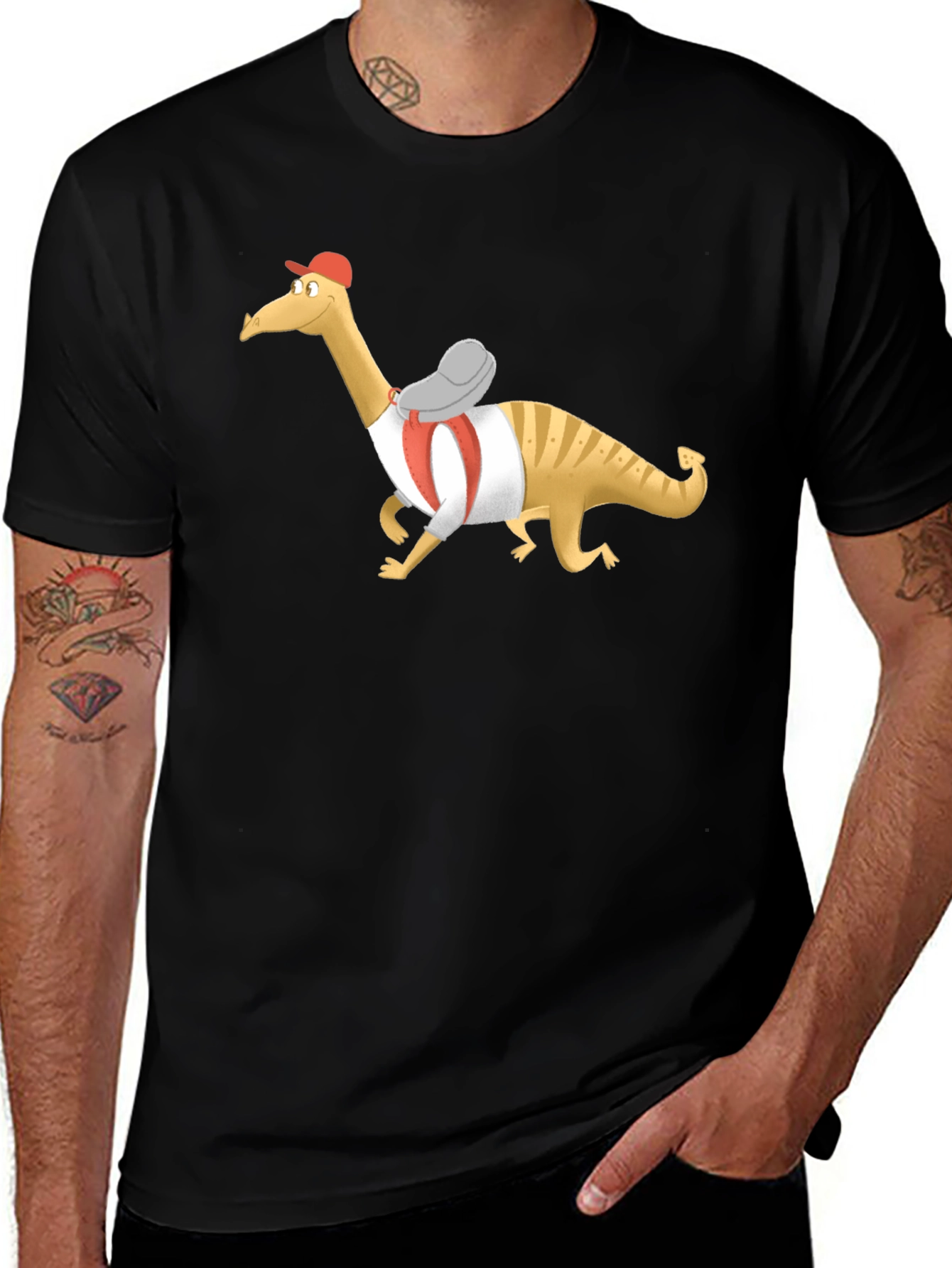 Variant 26 of Dinosaur Baseball T-Shirt