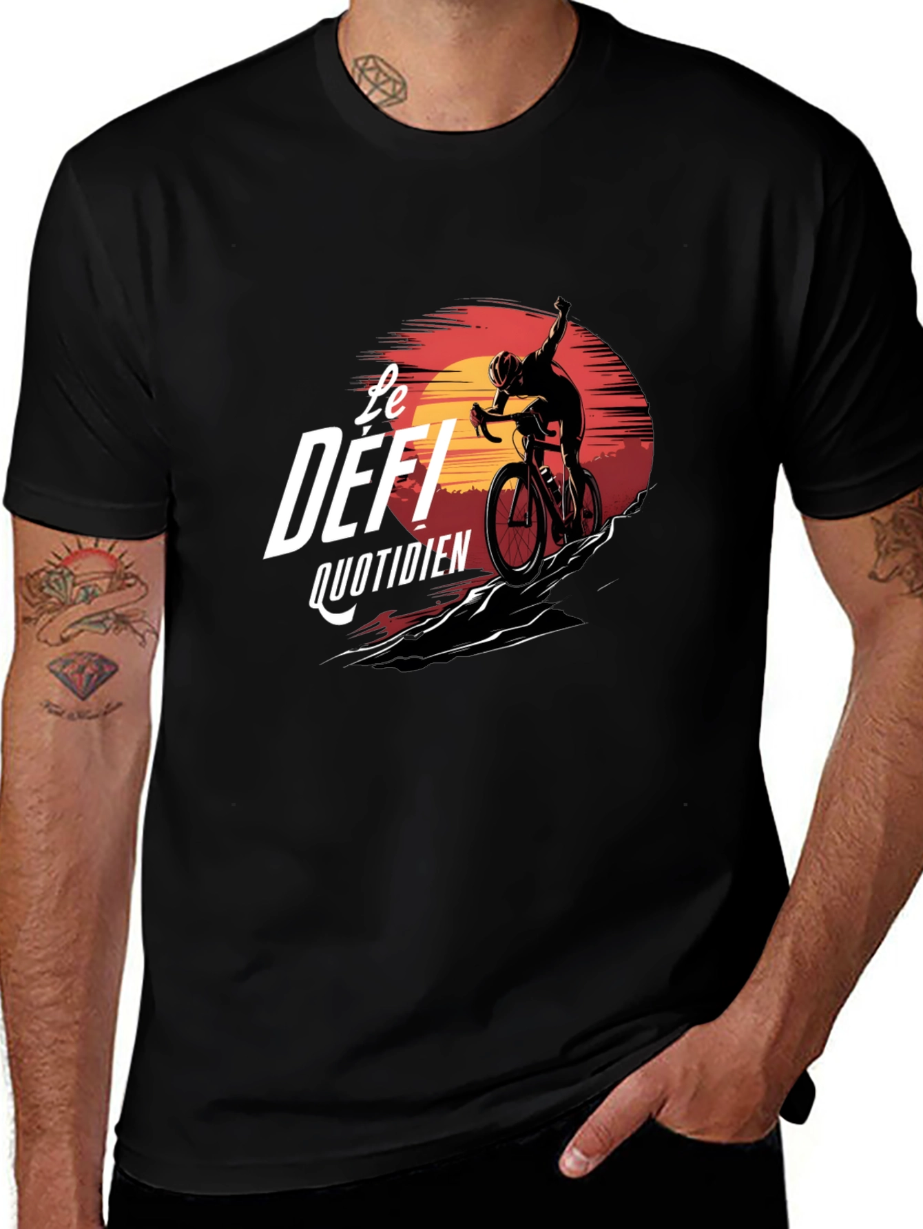 Variant 13 of Le Defi Quotidien Cycling T-Shirt