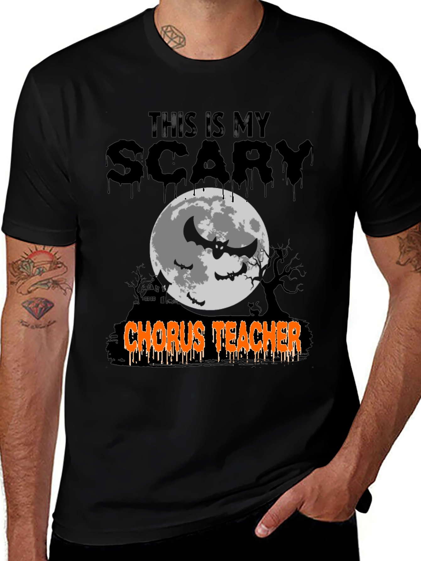 Scary Chorus Teacher Halloween T-Shirt