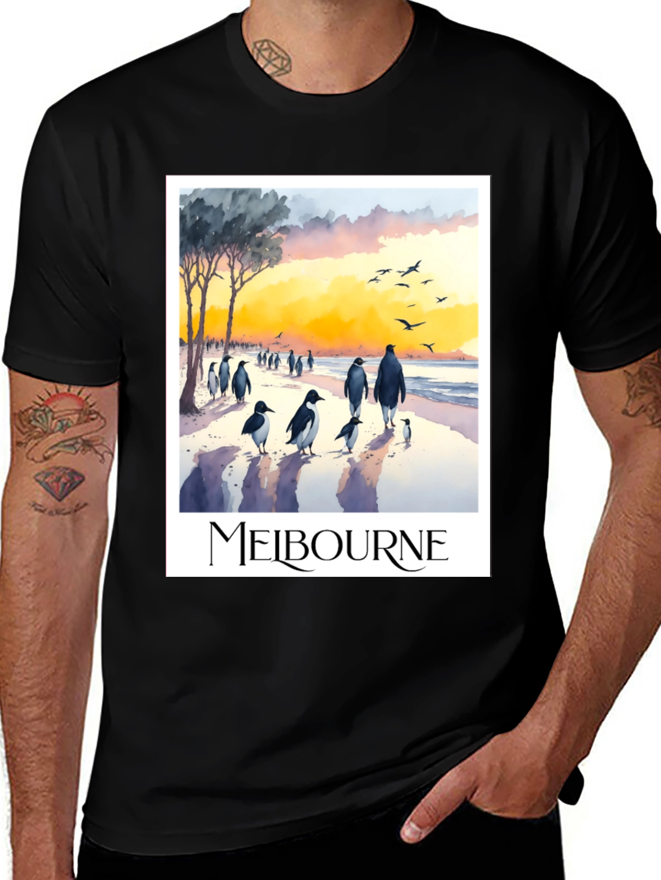 Variant 16 of Melbourne Penguin Parade Graphic Tee