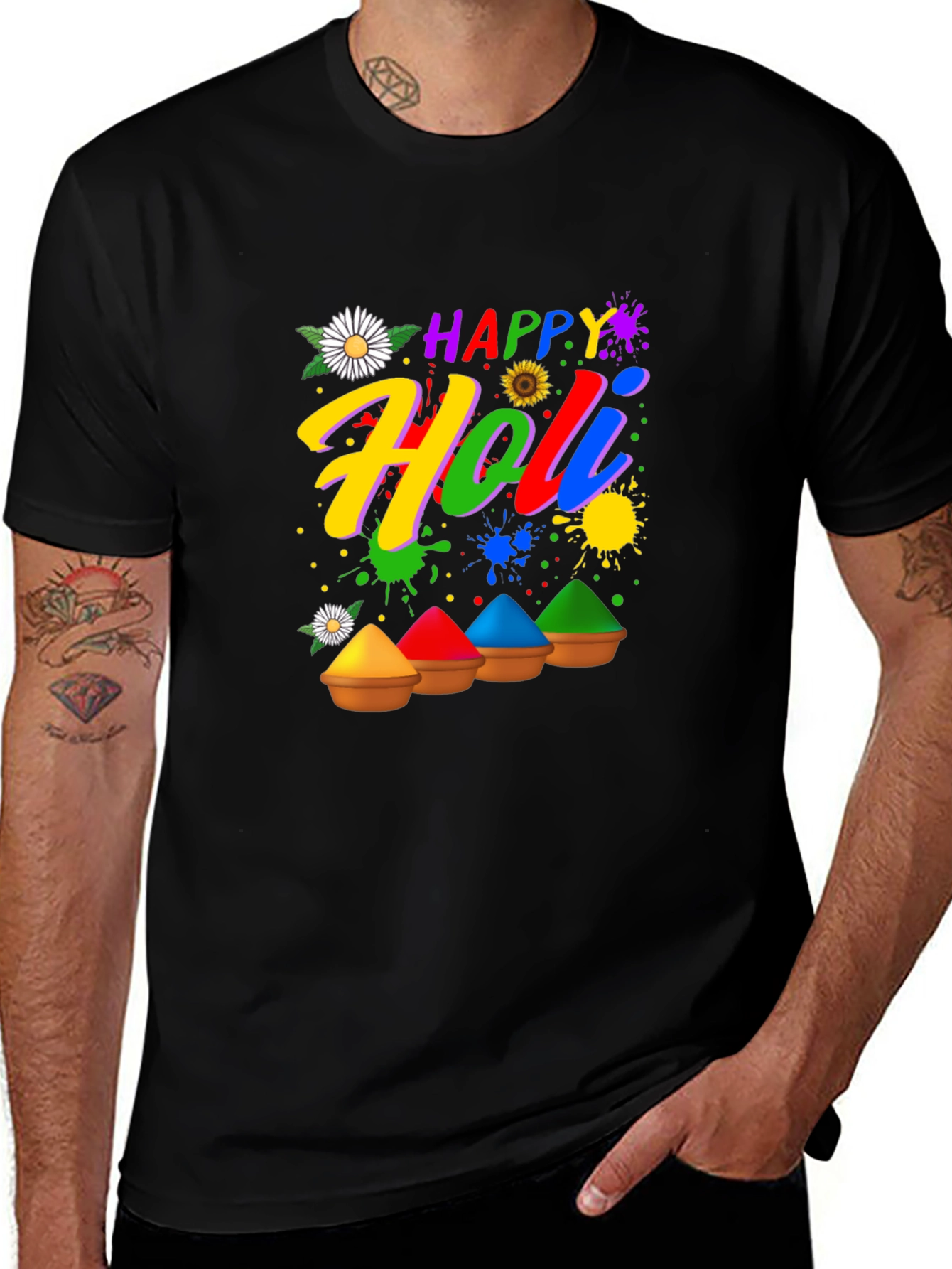 Happy Holi T-Shirt - Colorful Indian Festival Tee