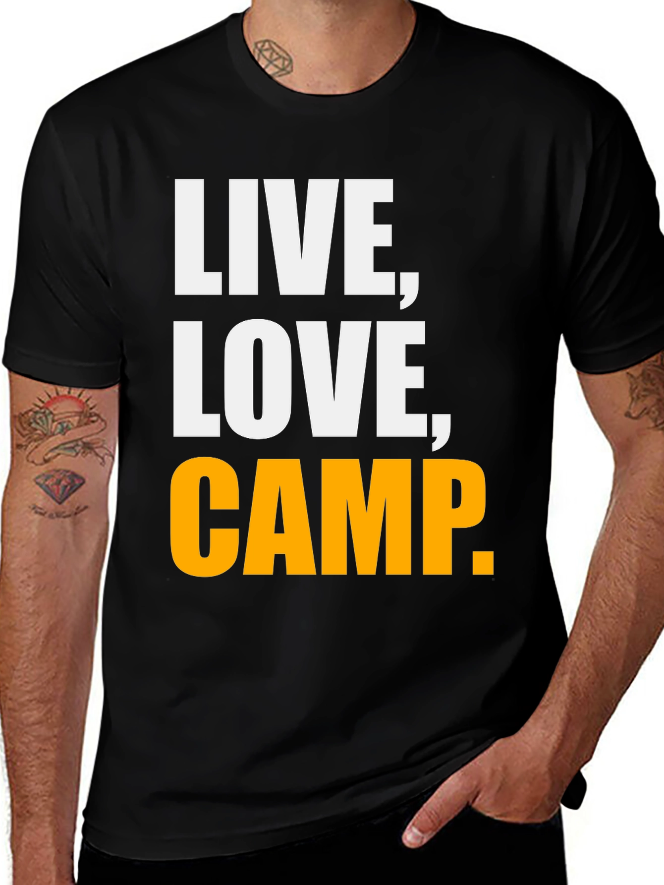 Variant 21 of Live, Love, Camp Graphic T-Shirt