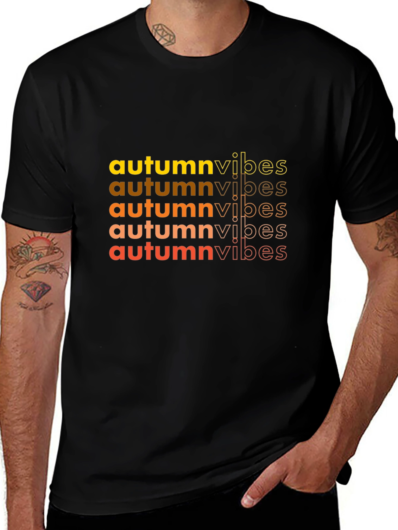 Variant 20 of Autumn Vibes Graphic T-Shirt - Fall Season Tee