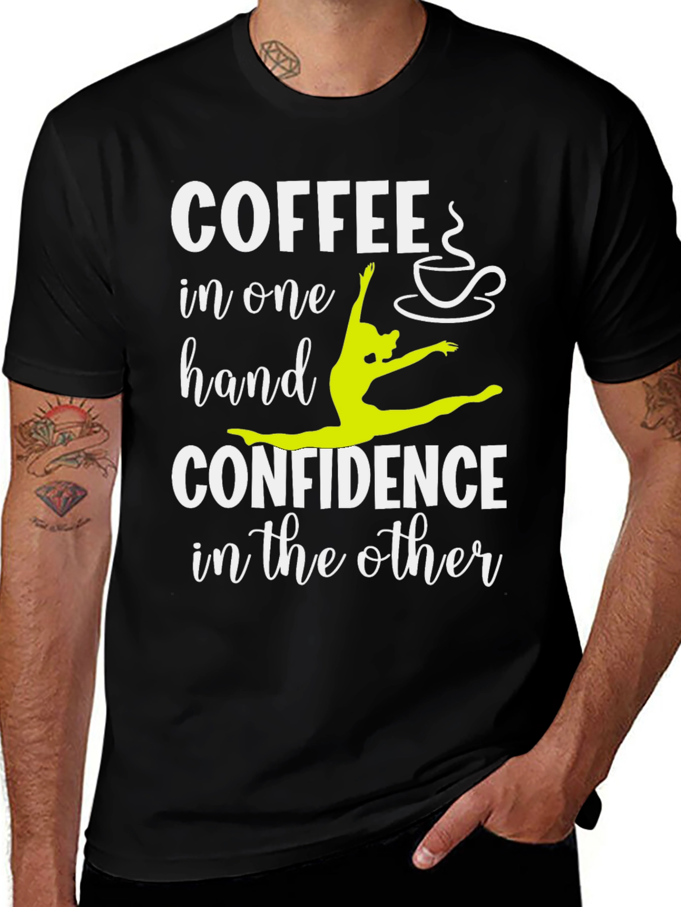 Variant 20 of Coffee & Confidence Graphic Tee