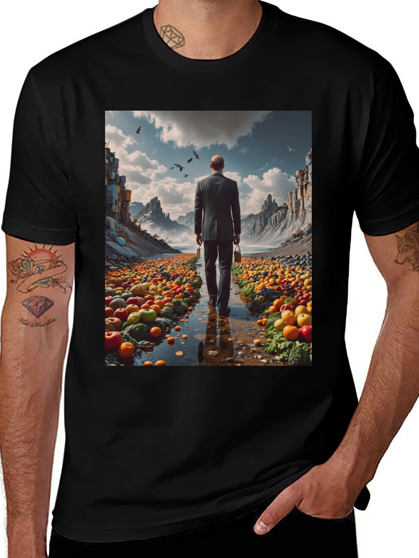 Variant 24 of Surreal Fruitscape T-Shirt