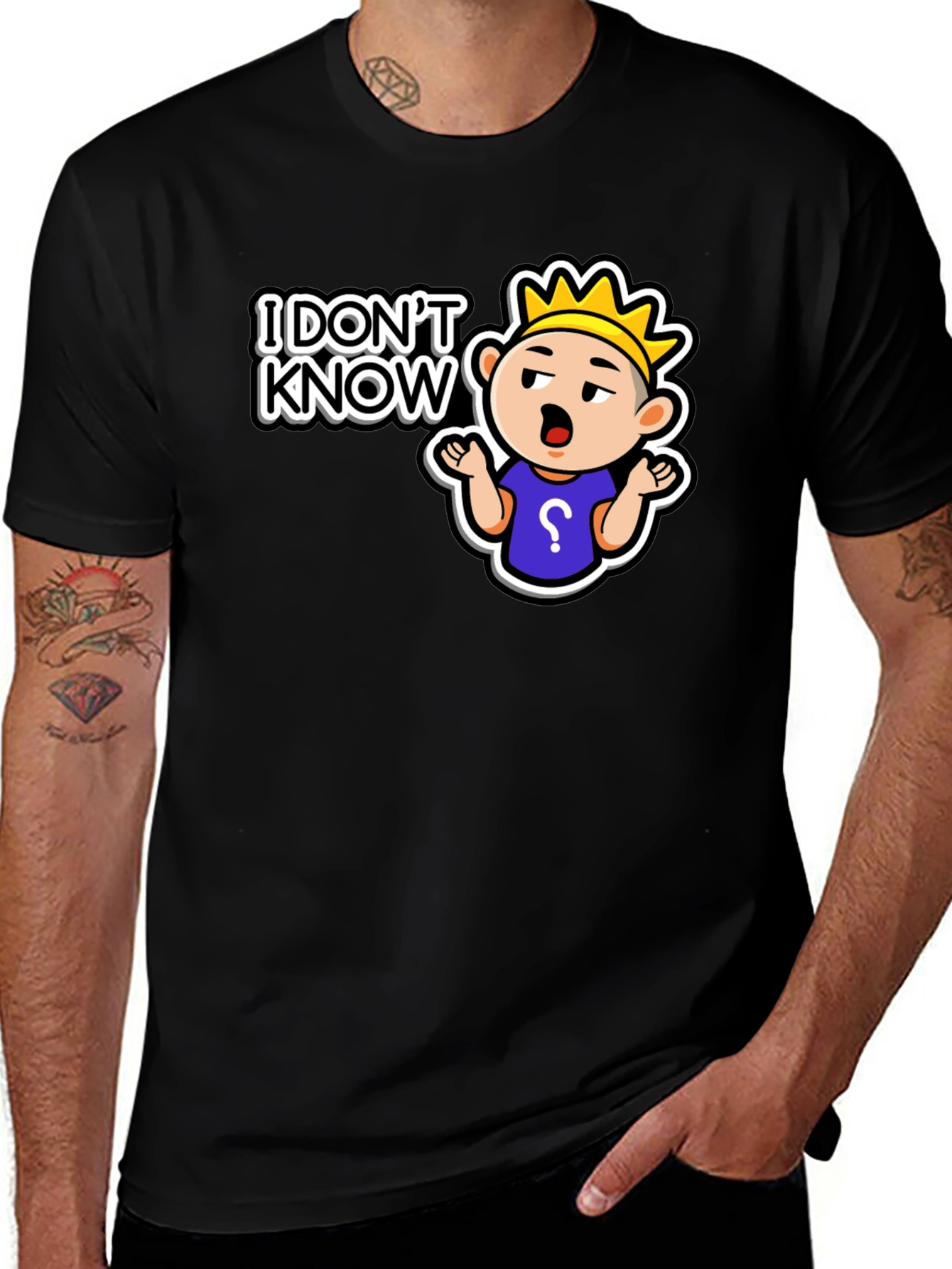 Variant 7 of I Don't Know Graphic Tee