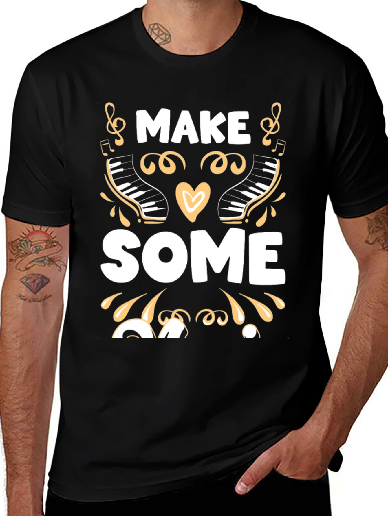 Variant 17 of Make Some Music Graphic Tee