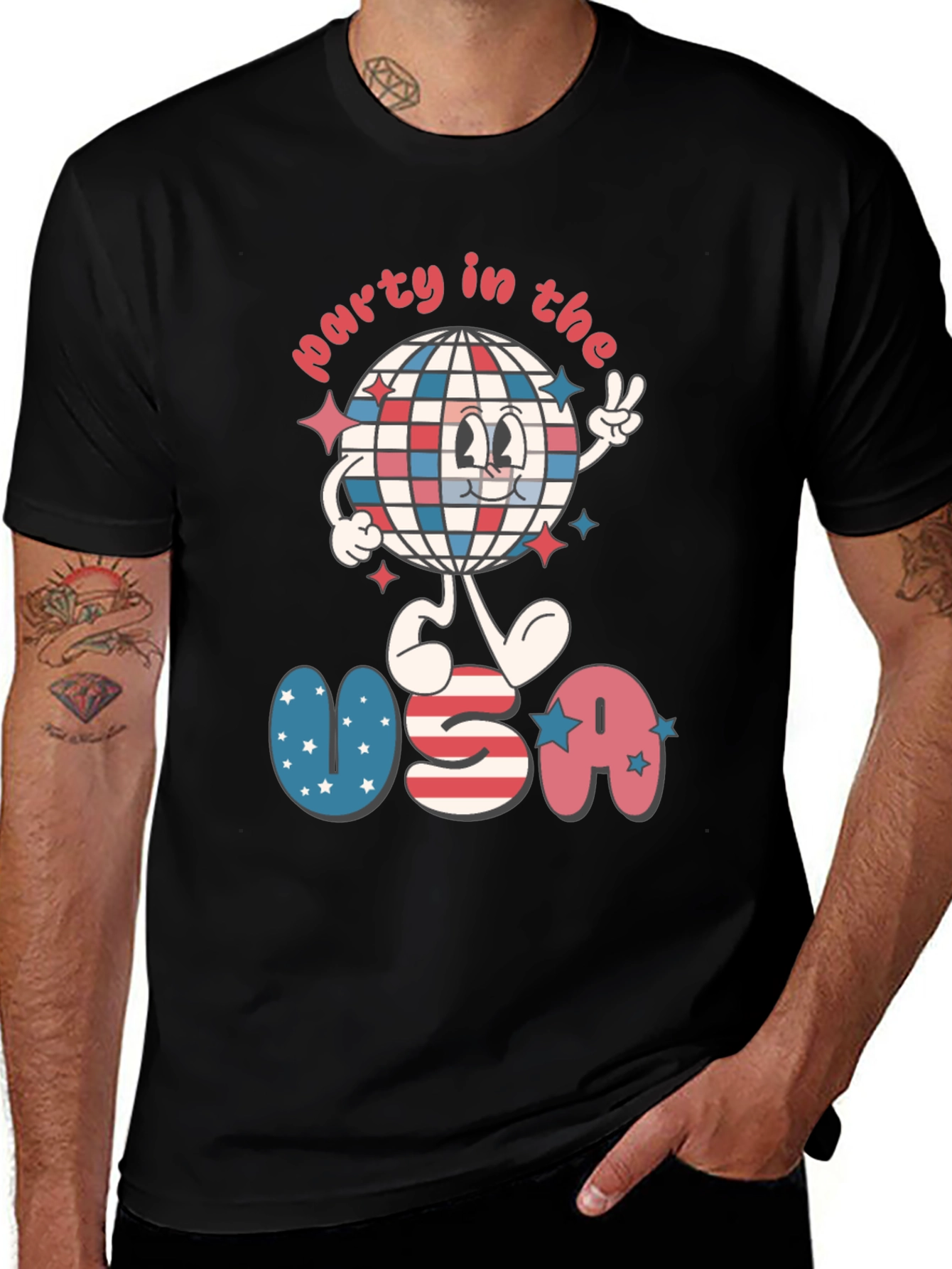 Variant 11 of Party in the USA T-Shirt, Patriotic Tee