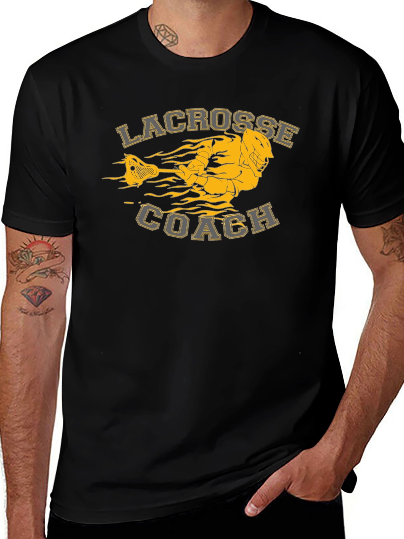 Variant 23 of Lacrosse Coach Graphic Tee