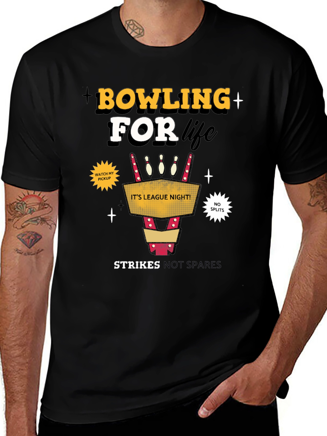 Variant 2 of Bowling for Life T-Shirt