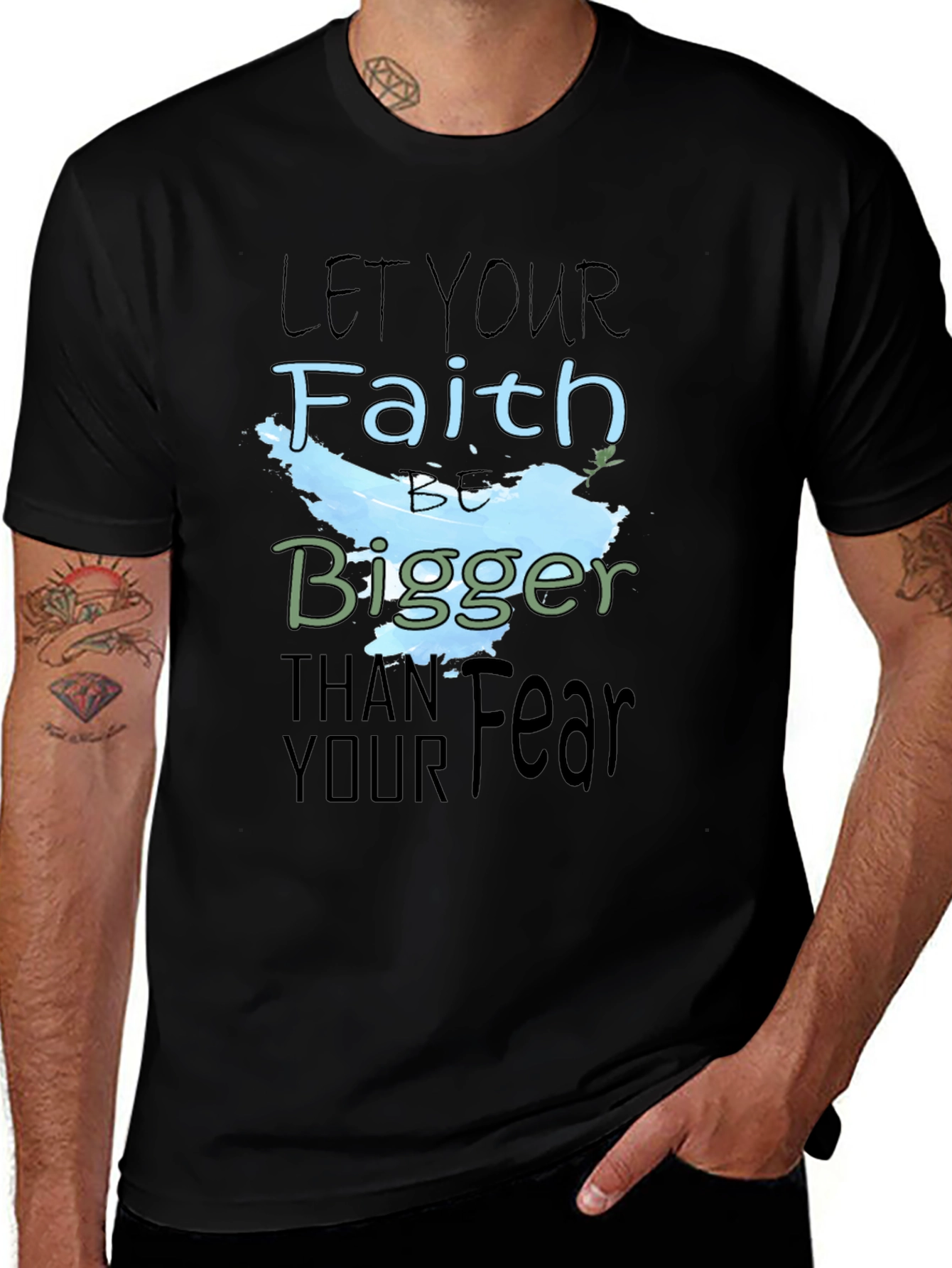 Variant 5 of Faith Over Fear Graphic Tee