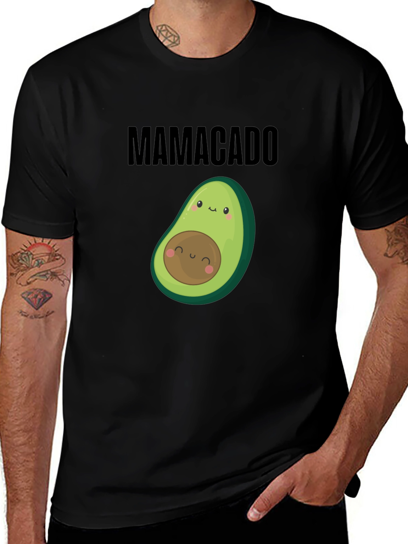 Mamacado T-Shirt - Cute Avocado Mom & Baby Graphic Tee