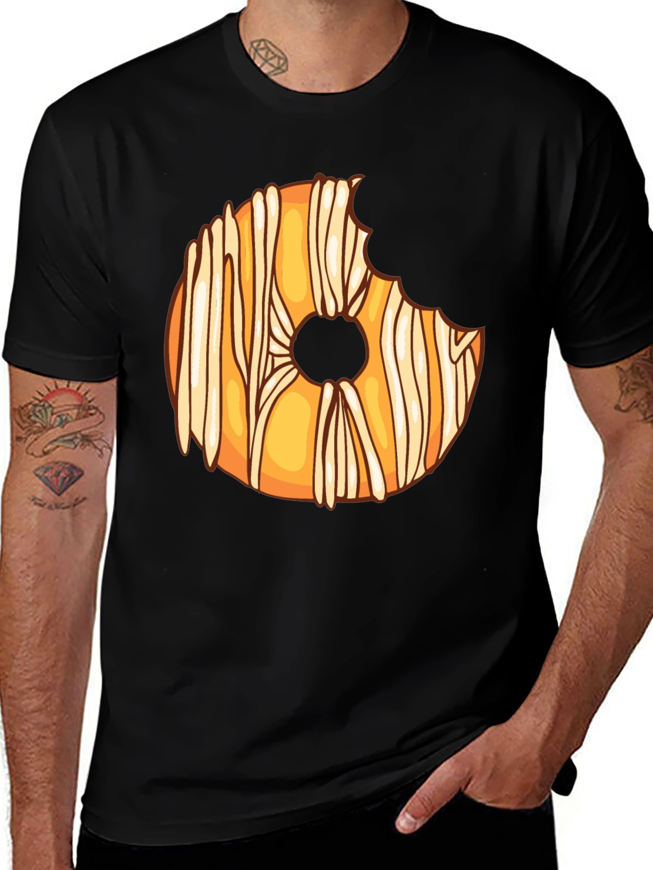 Variant 6 of Donut Bite T-Shirt - Funny Graphic Tee