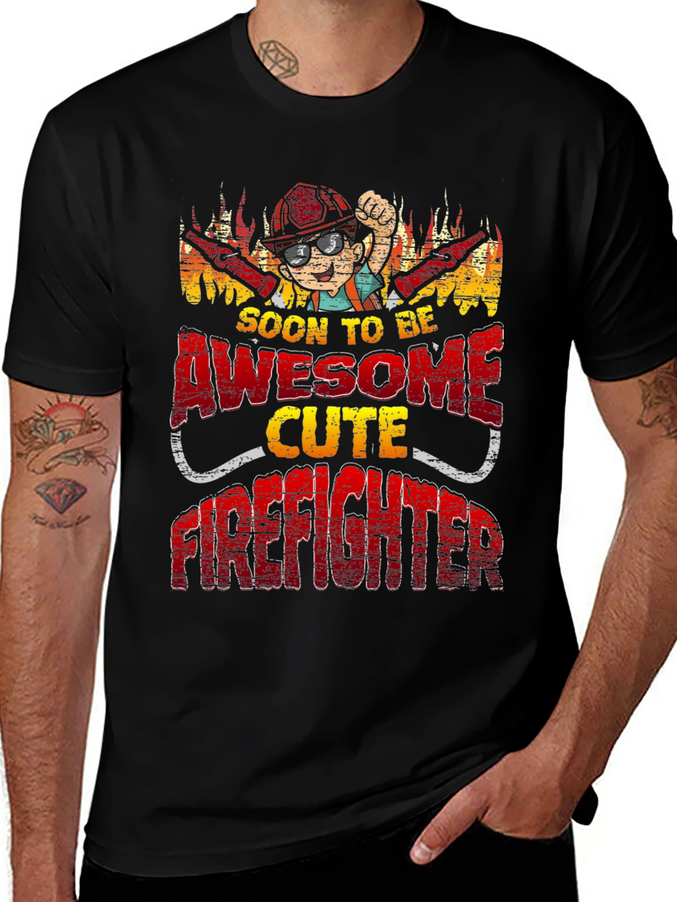 Variant 14 of Future Firefighter Graphic T-Shirt